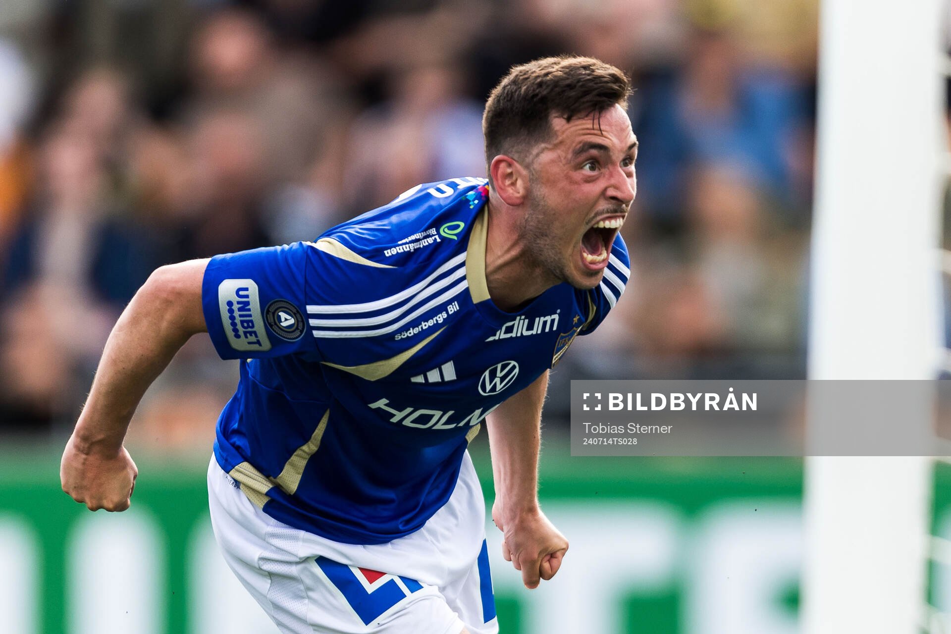 IFK Norrköpings Vito Hammershöy-Mistrati jublar