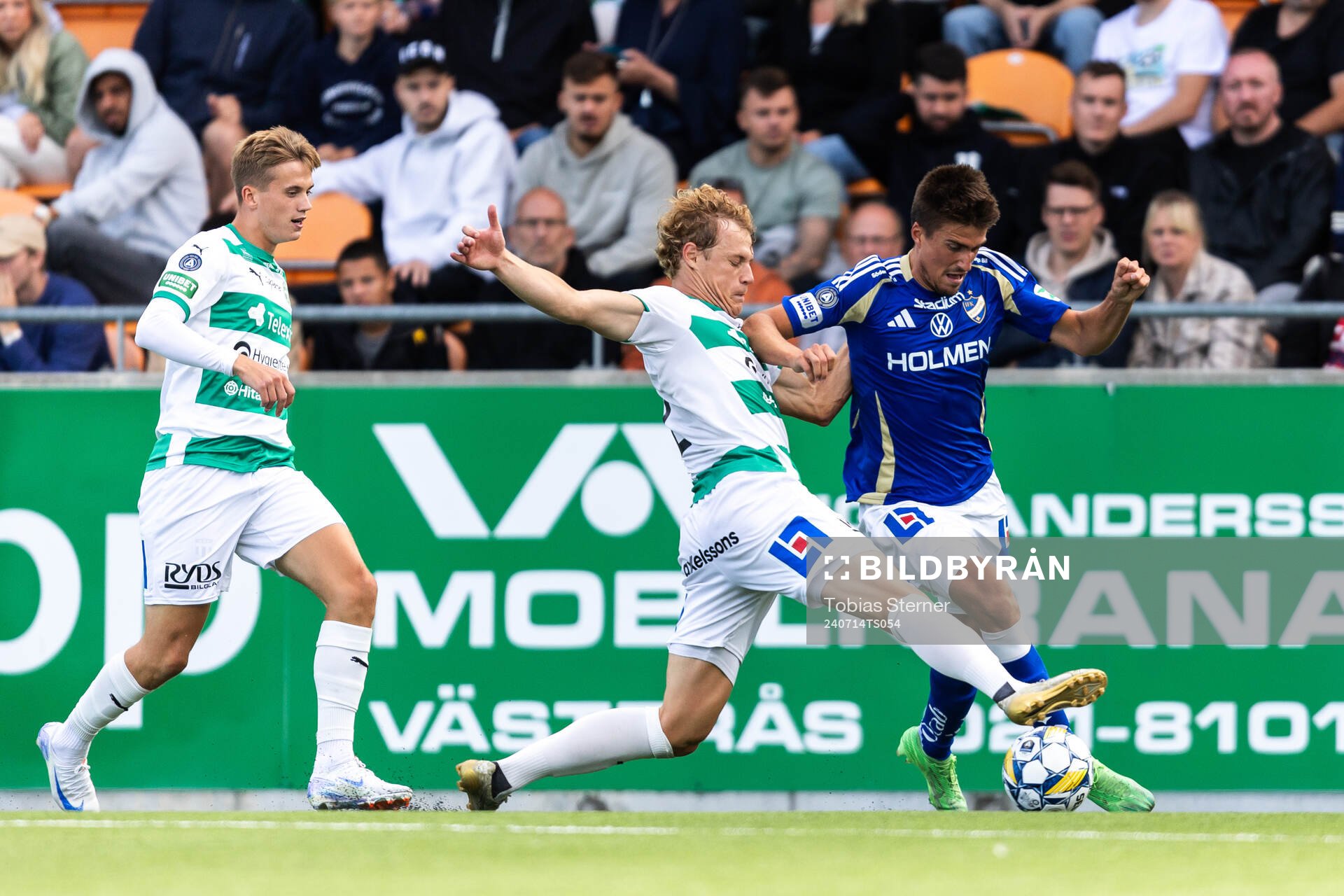 Västerås Herman Magnusson och IFK Norrköpings Carl Björk