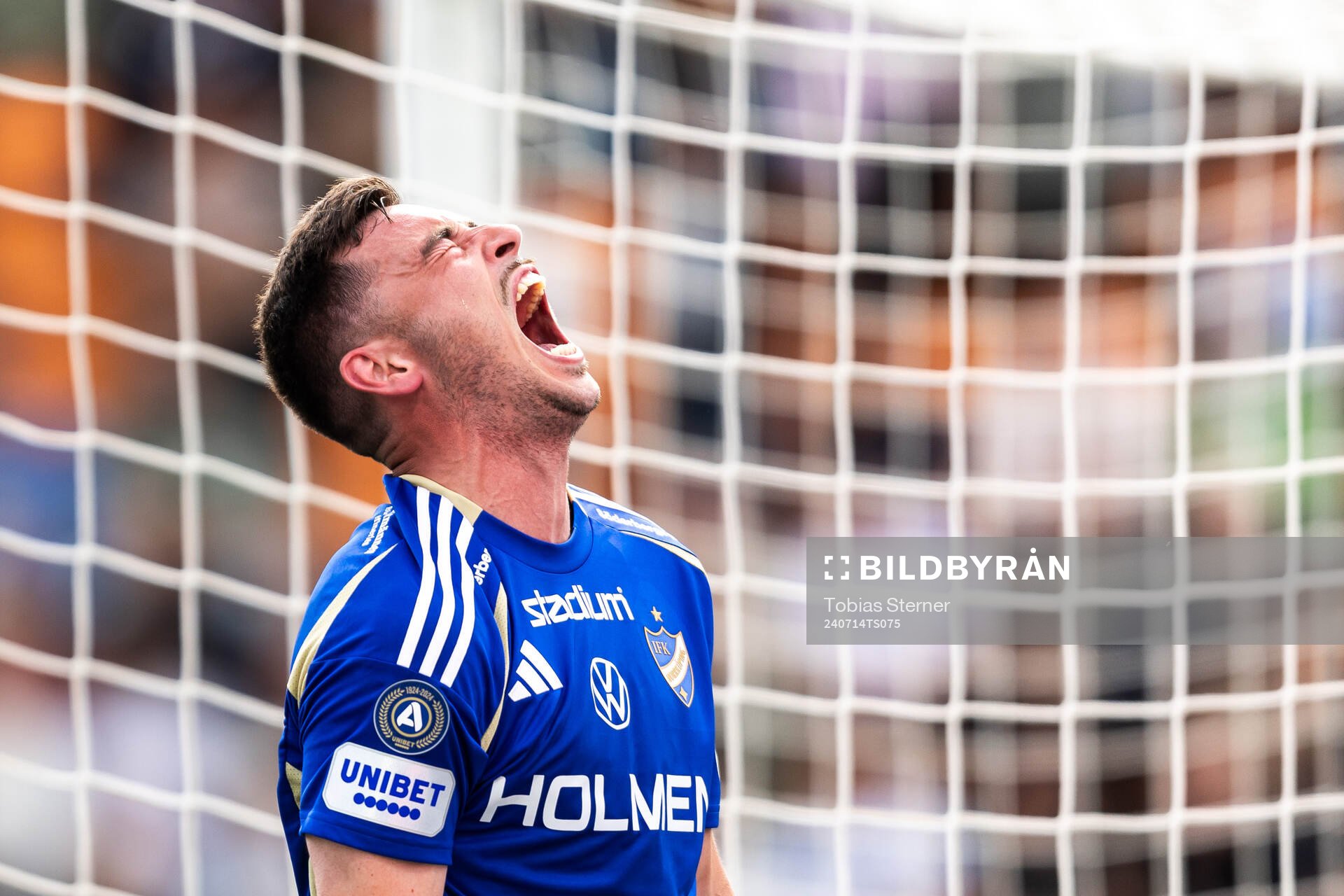 IFK Norrköpings Vito Hammershöy-Mistrati jublar