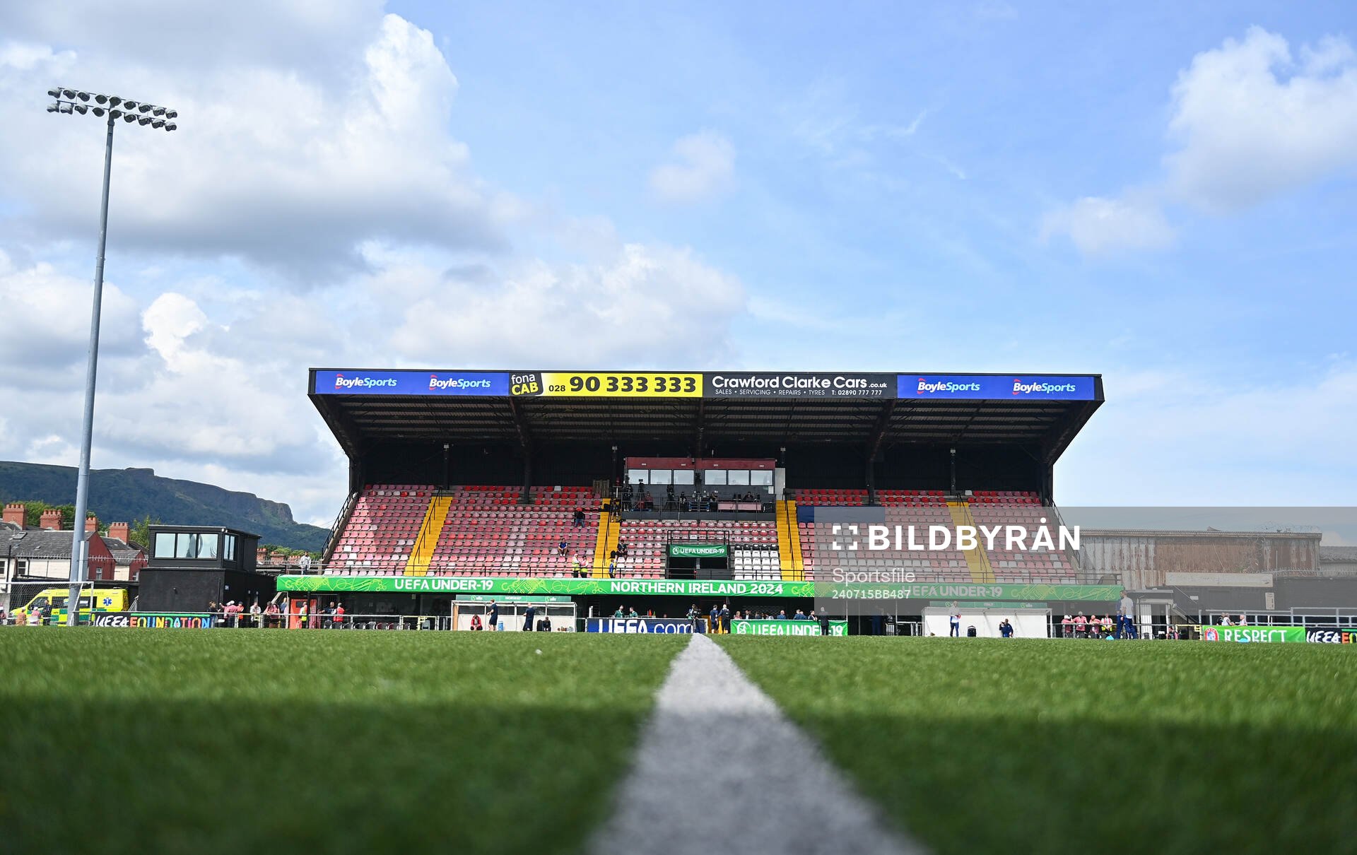A general view inside the stadium