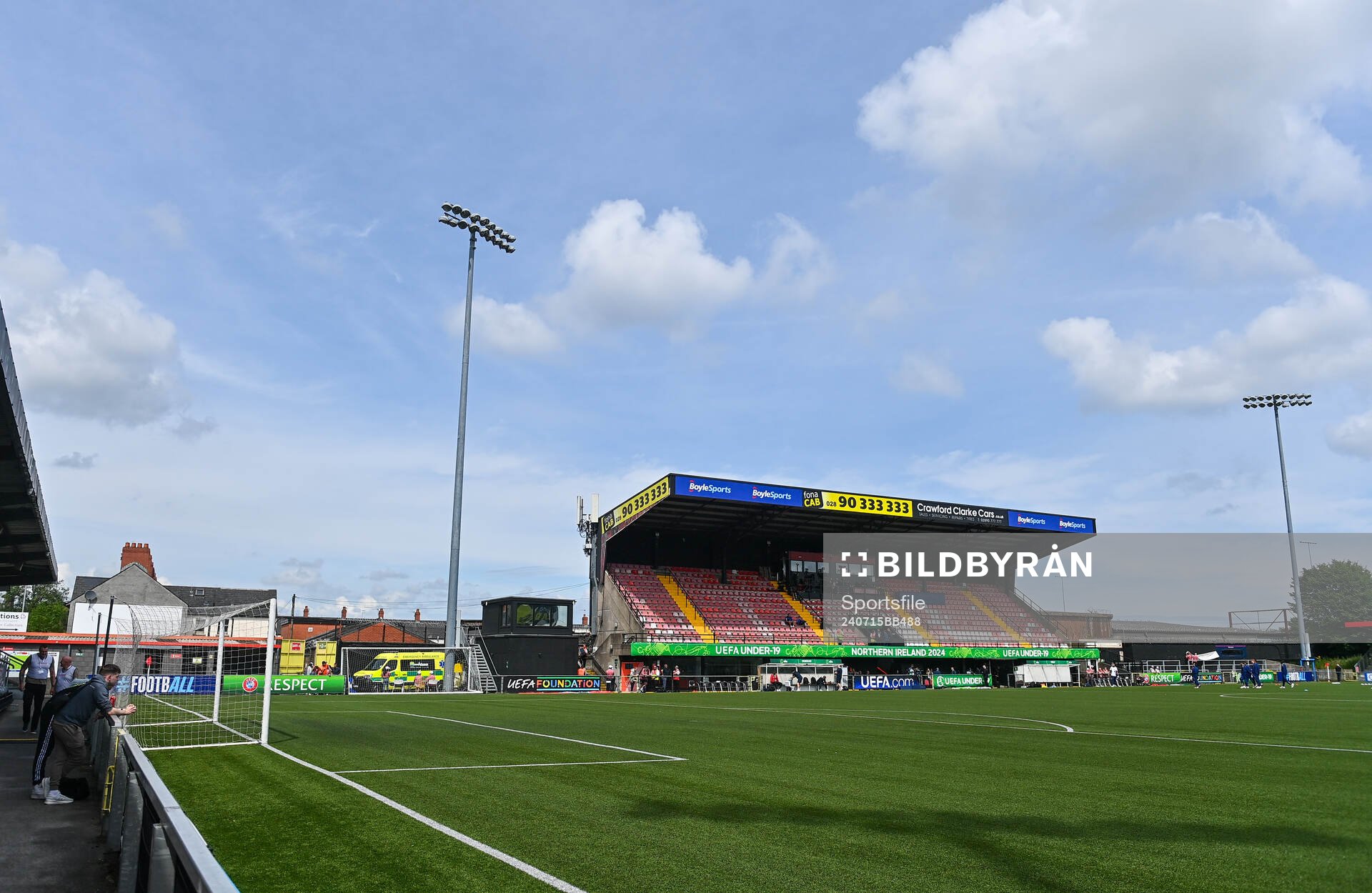 A general view inside the stadium