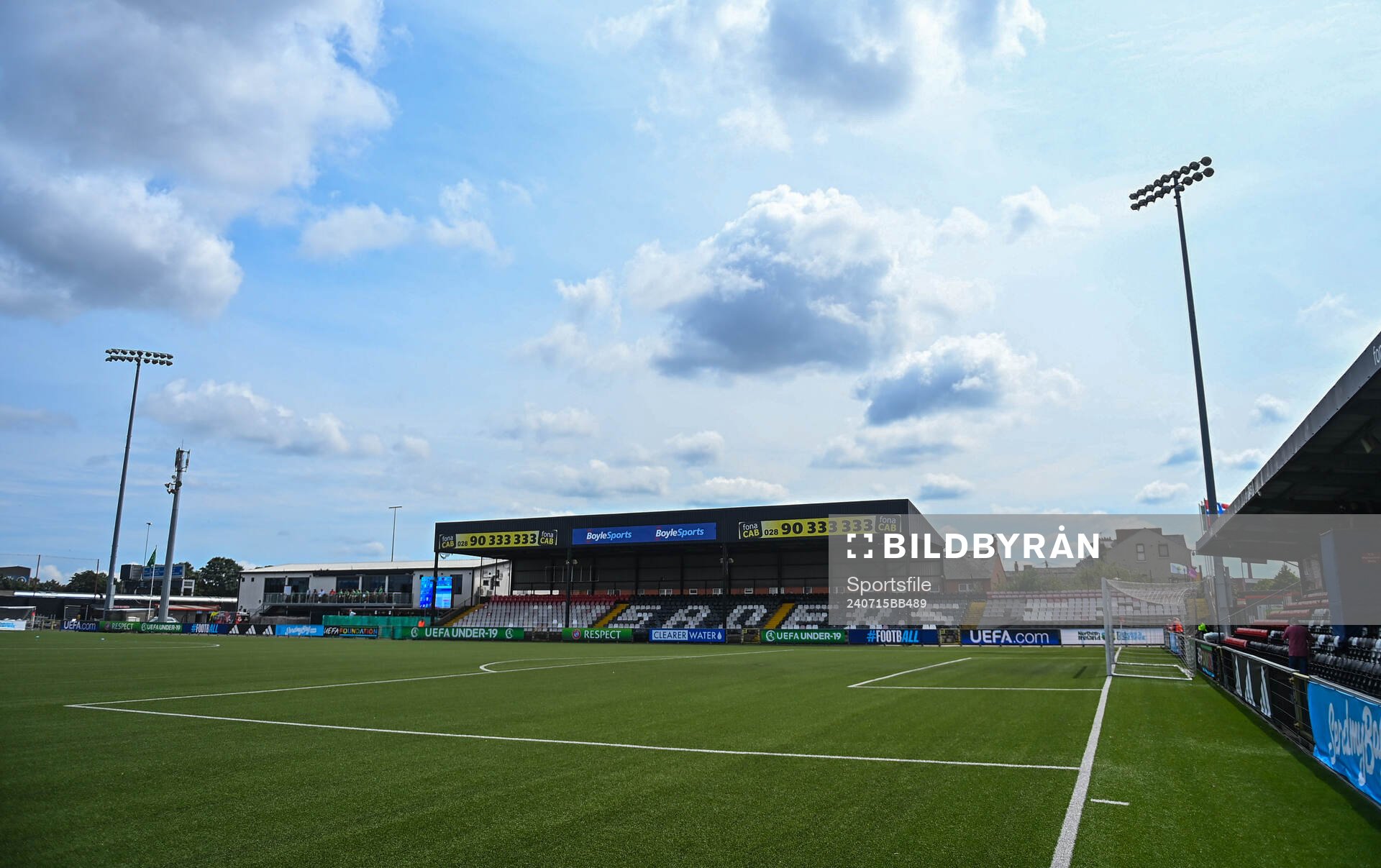 A general view inside the stadium