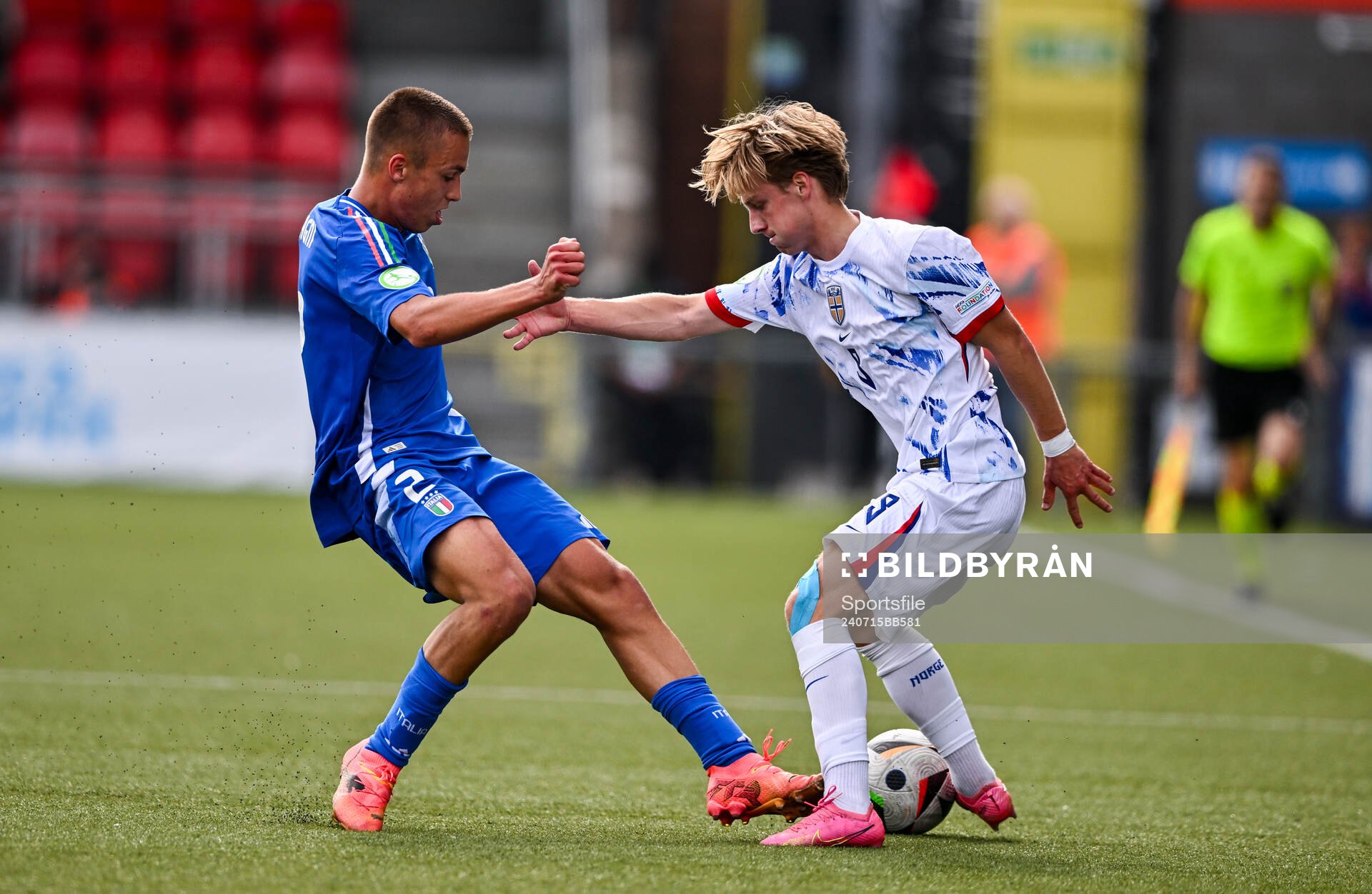 Benjamin Thoresen Faraas of Norway in action against