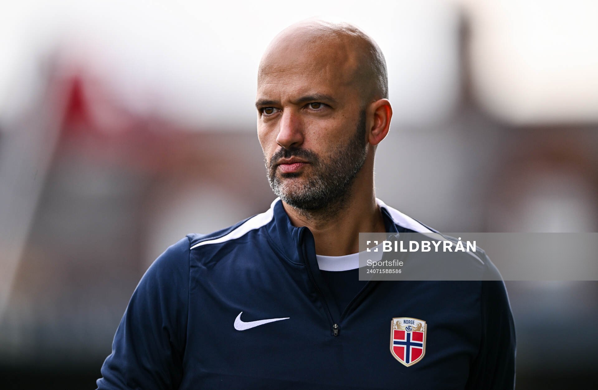 Norway head coach Luis Pimenta reacts