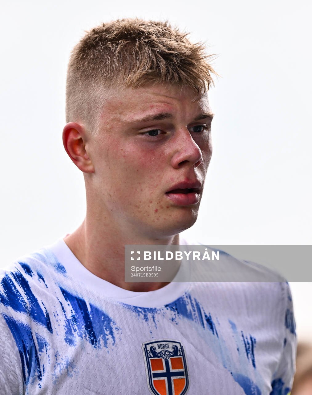Simen Vatne Haram of Norway reacts