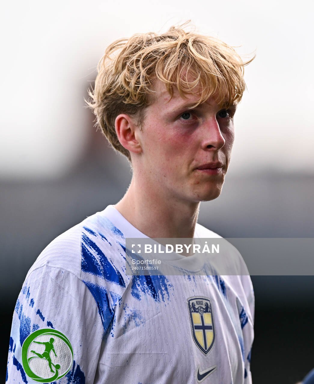Sondre Granaas of Norway reacts