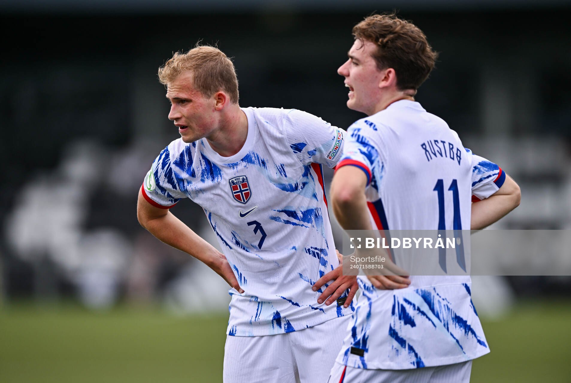 Aleksander Andresen, left, and Edvin Austbø of Norway