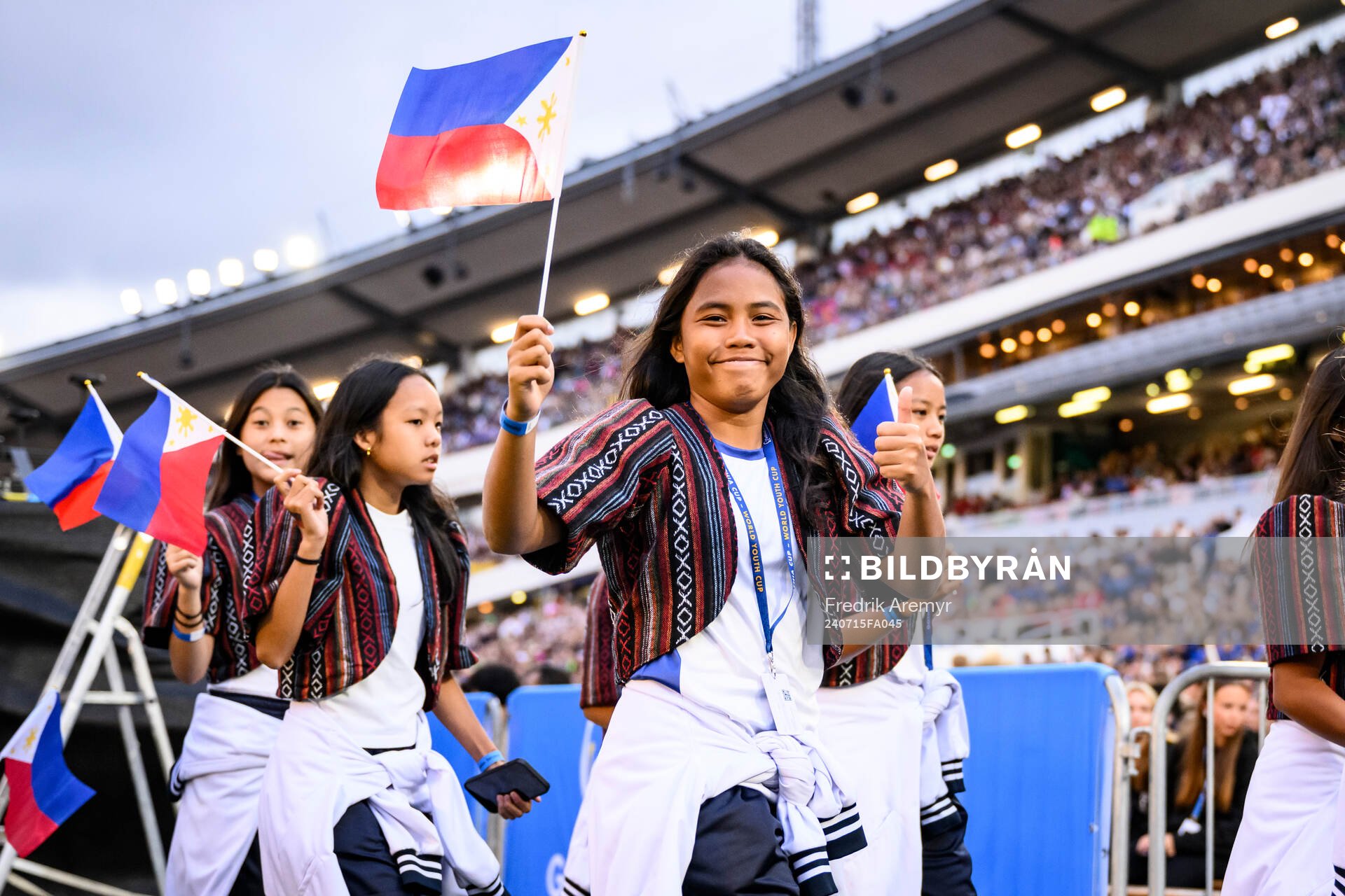 En deltagare från Chile