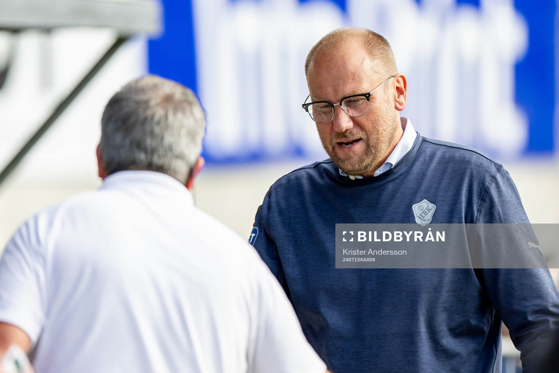 Halmstads tränare Magnus Haglund