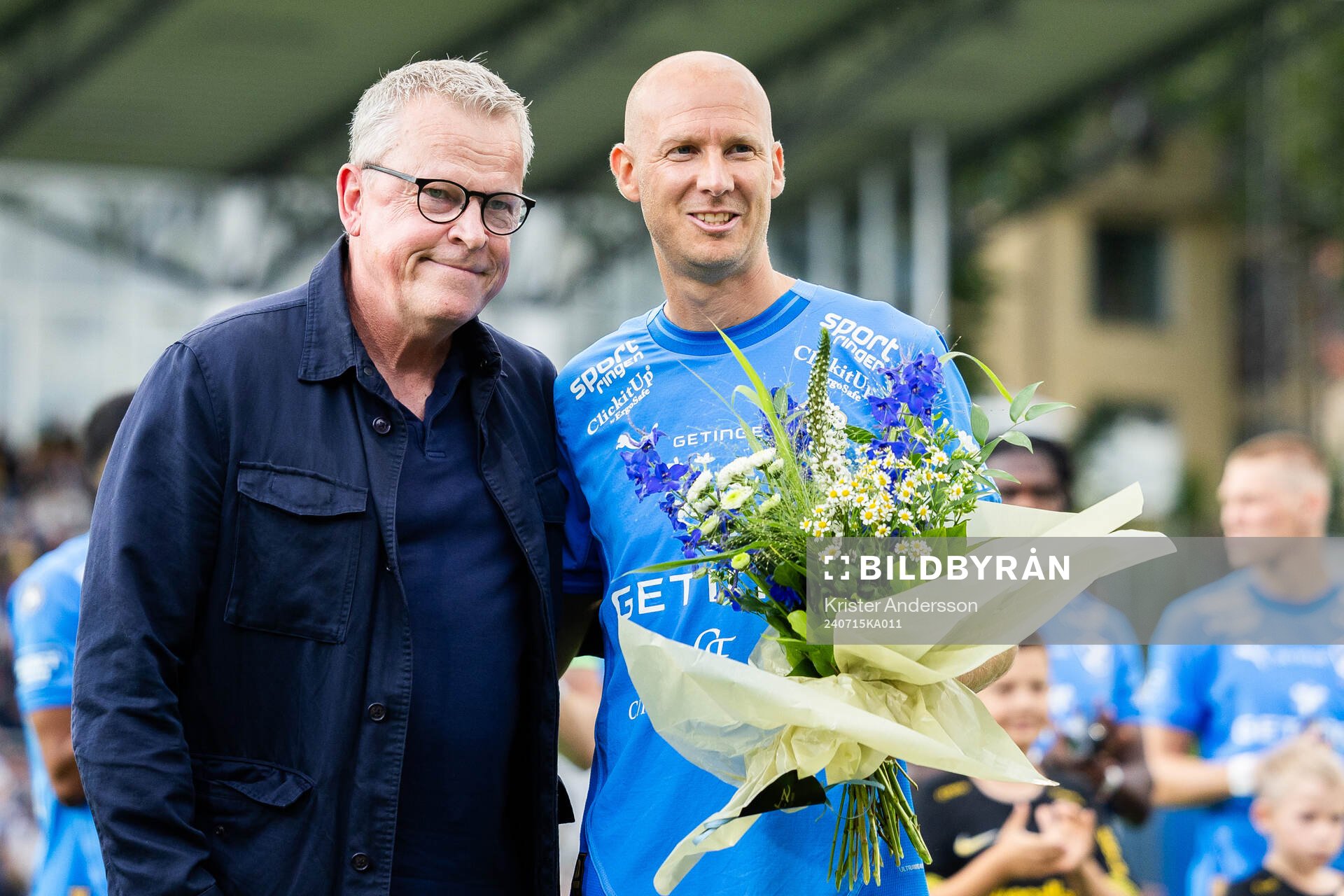 Tidigare förbundskapten Janne Andersson och Halmstads