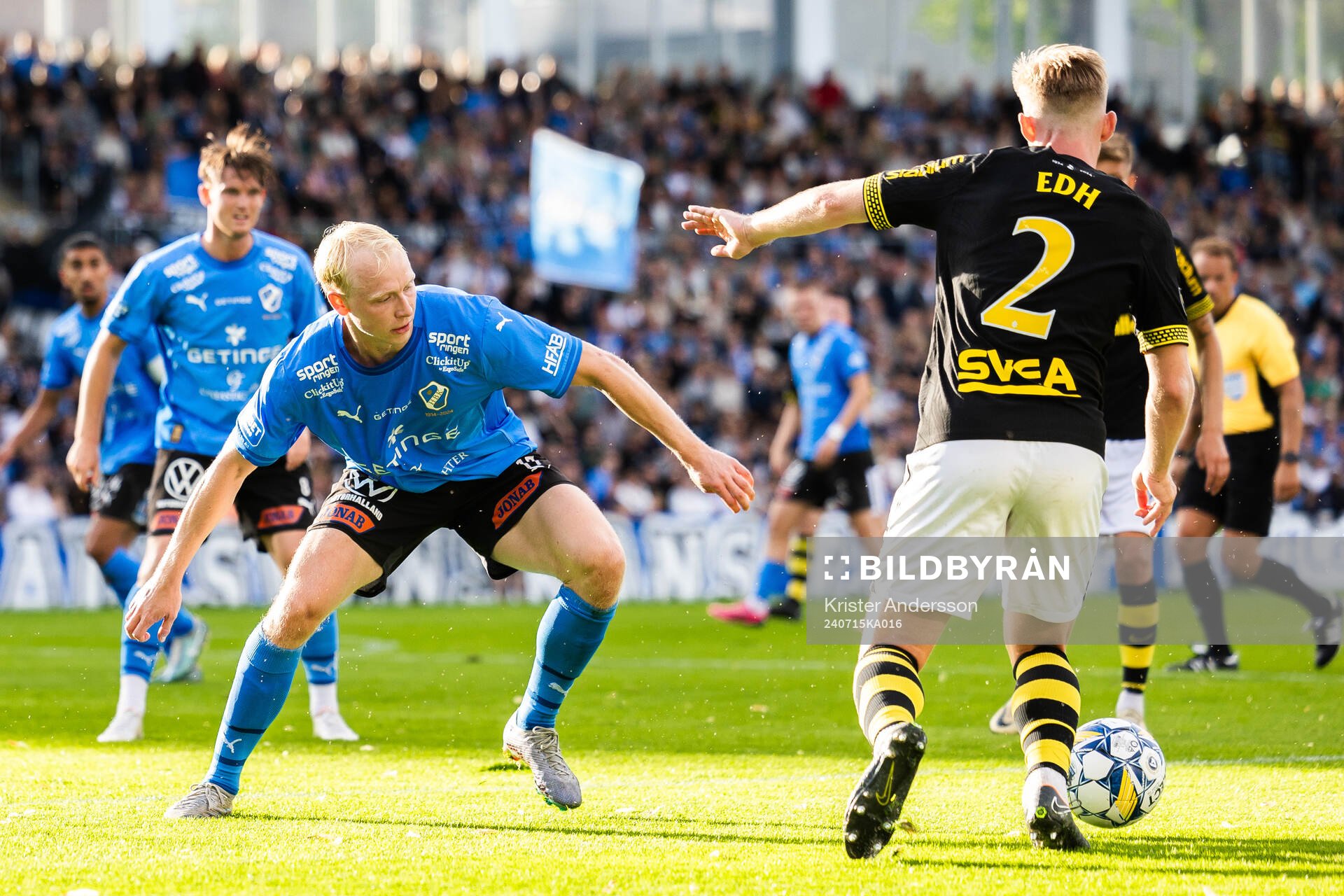 Halmstads André Boman och AIKs Eskil Edh