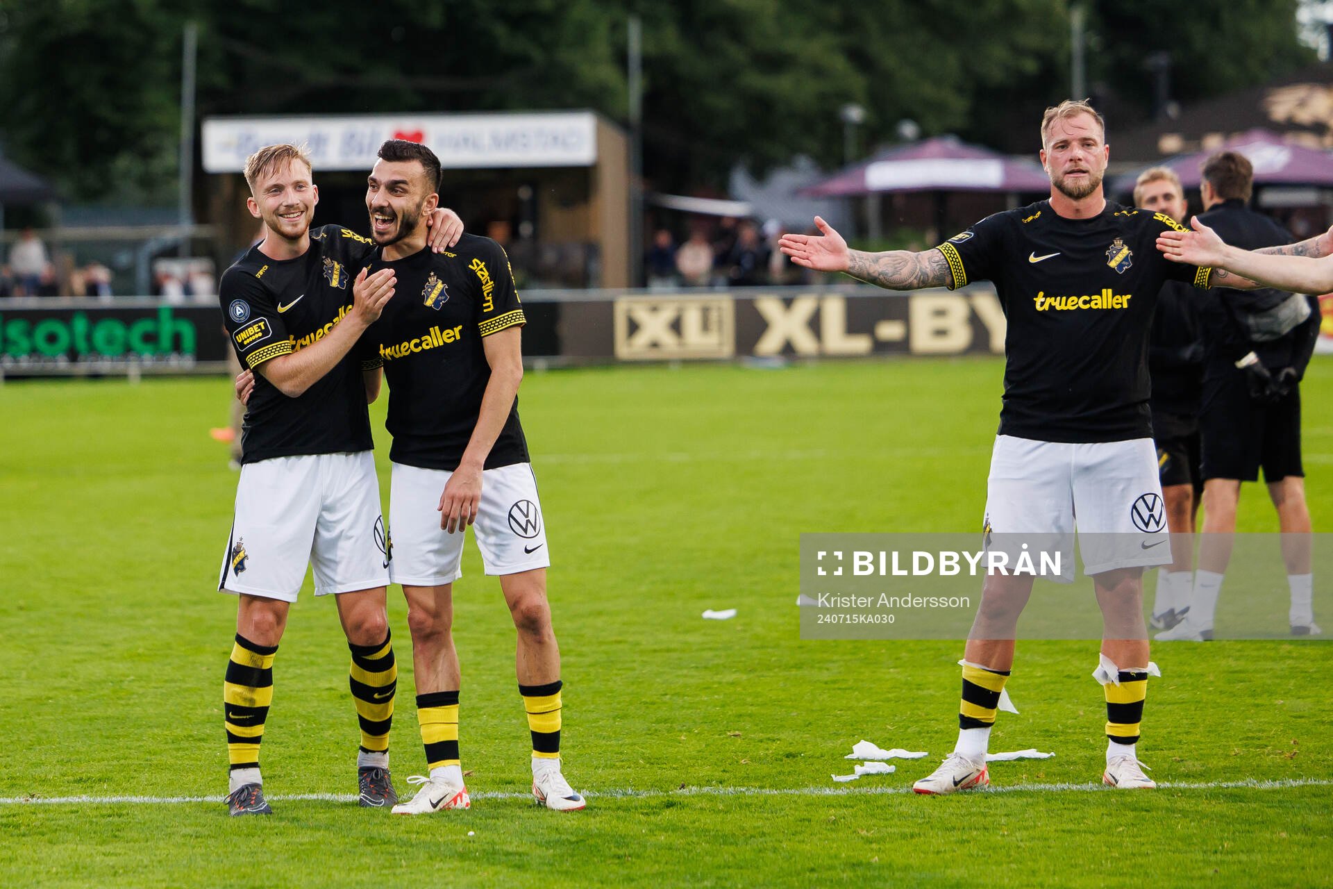 AIKs Anton Salétros, Ioannis Pittas och John Guidetti