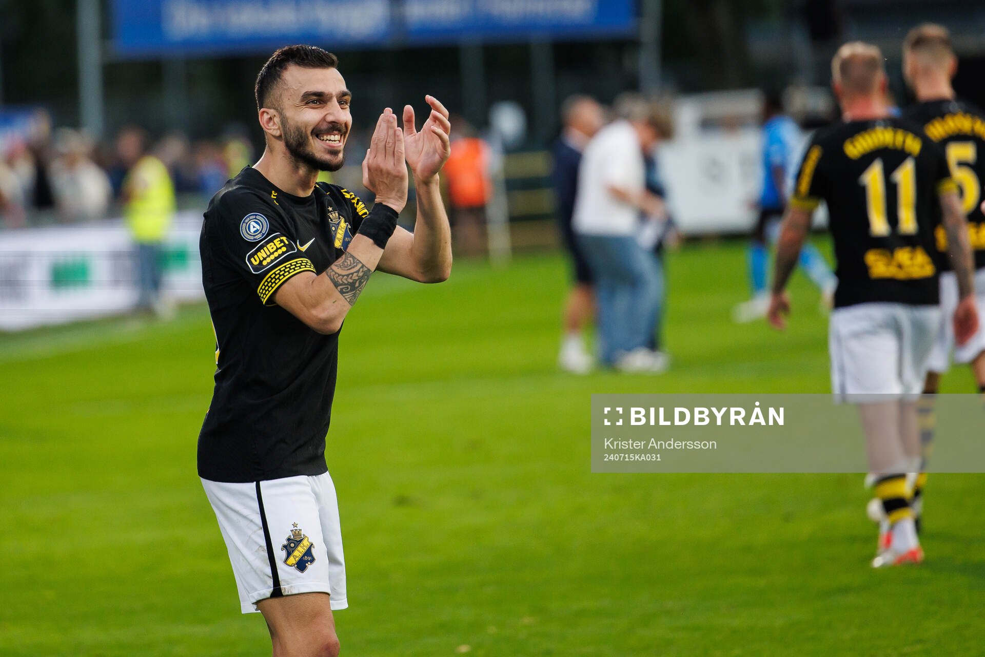 AIKs Ioannis Pittas jublar