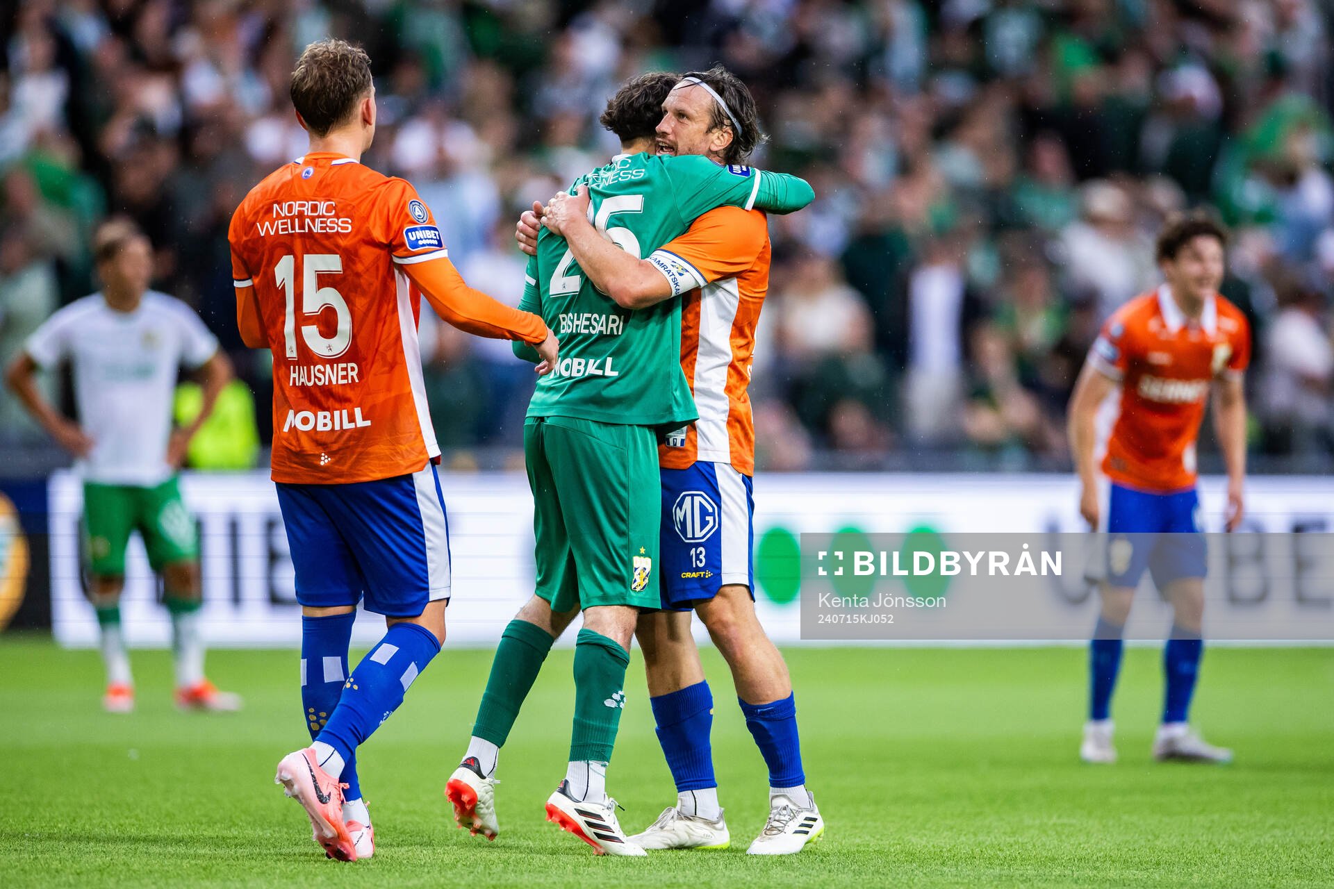 IFK Göteborgs Elis Bishesari, Gustav Svensson och Elis