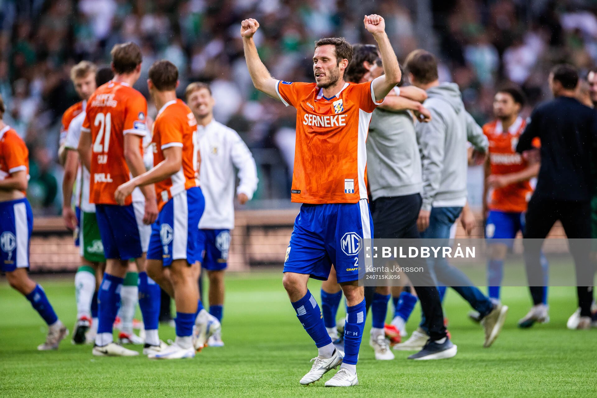 IFK Göteborgs Emil Salomonsson jublar