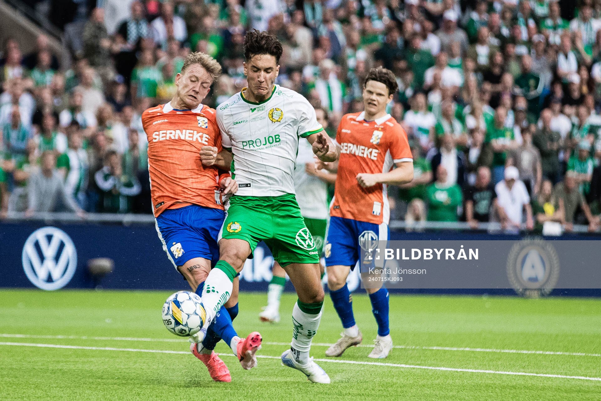 IFK Göteborgs Sebastian Hausner och Hammarbys Deniz Gül