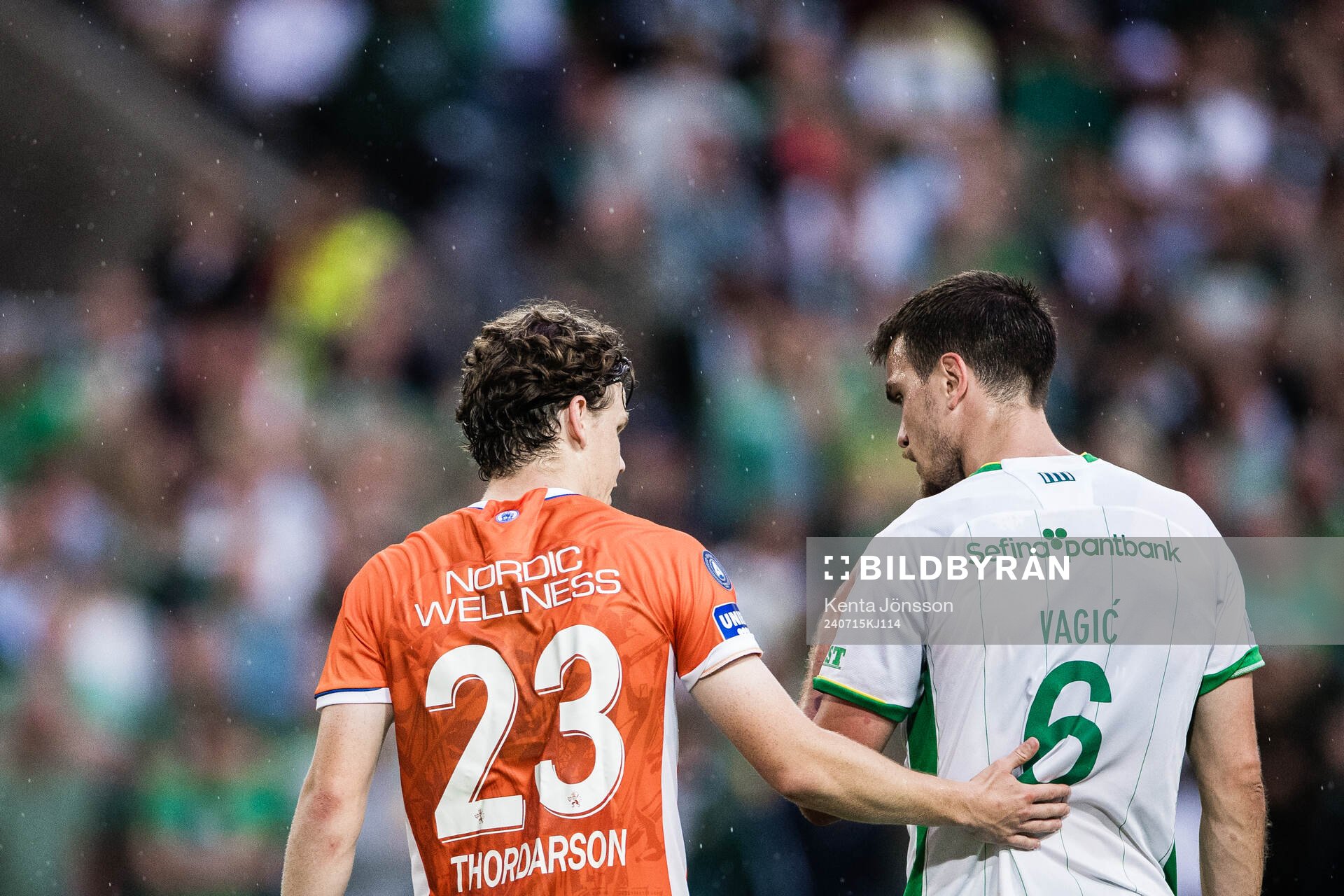 IFK Göteborgs Kolbeinn Thordarson och Hammarbys Pavle
