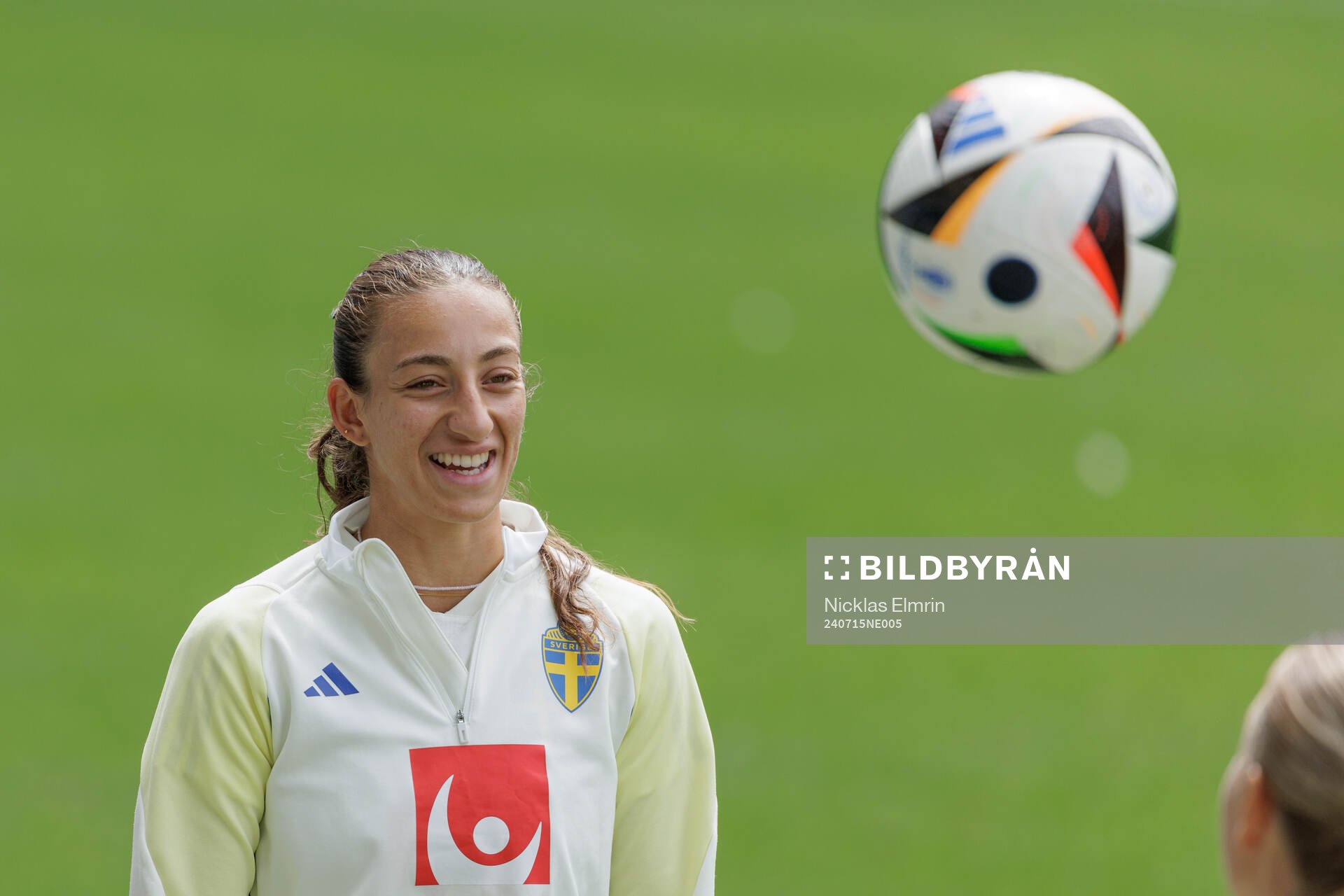 Rusul Rosa Kafaji of the Swedish women's national football