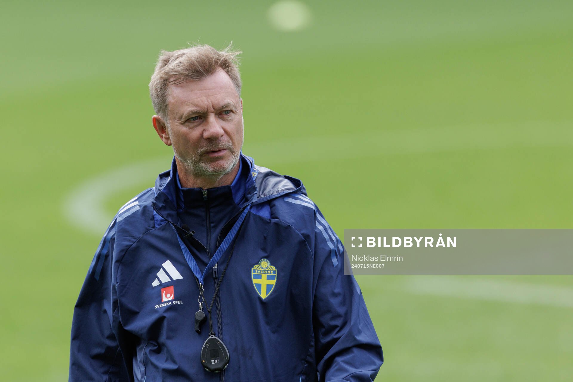 Förbundskapten Peter Gerhardsson of the Swedish women's