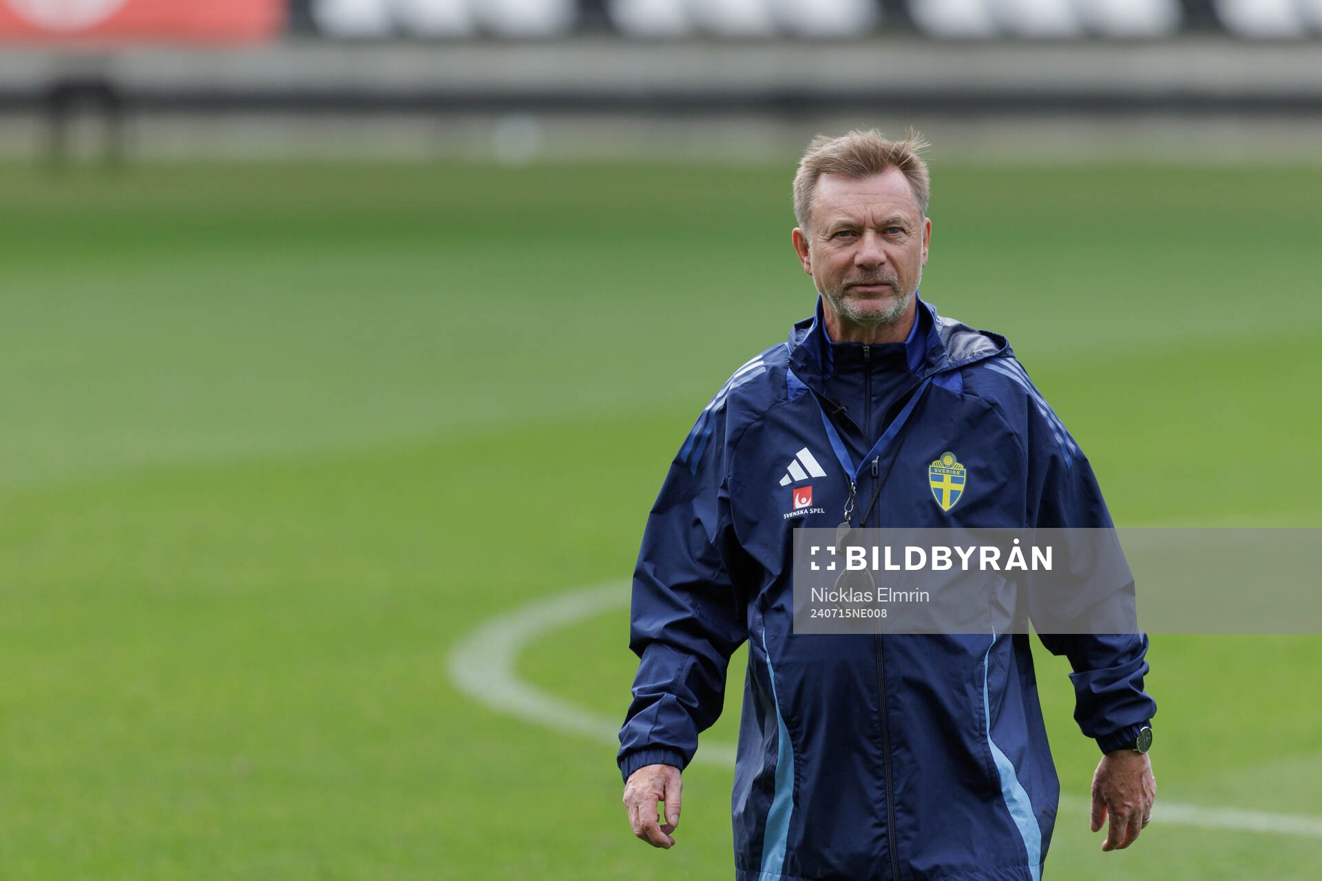 Förbundskapten Peter Gerhardsson of the Swedish women's