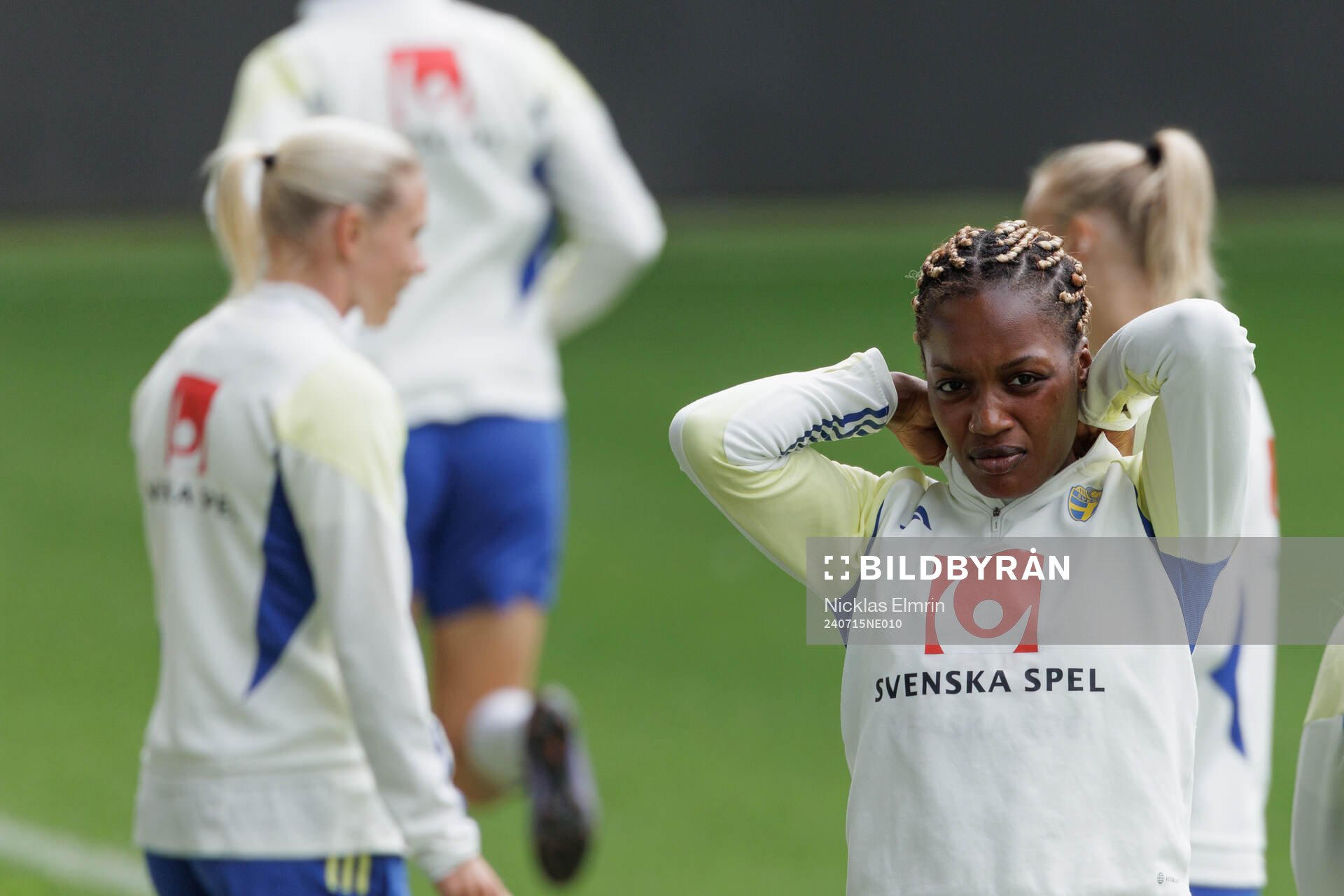 Evelyn Ijeh of the Swedish women's national football team