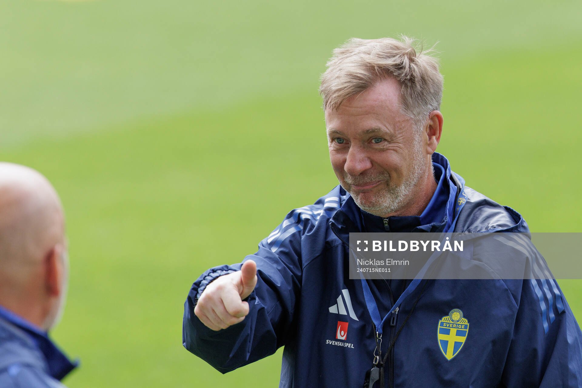 Förbundskapten Peter Gerhardsson of the Swedish women's