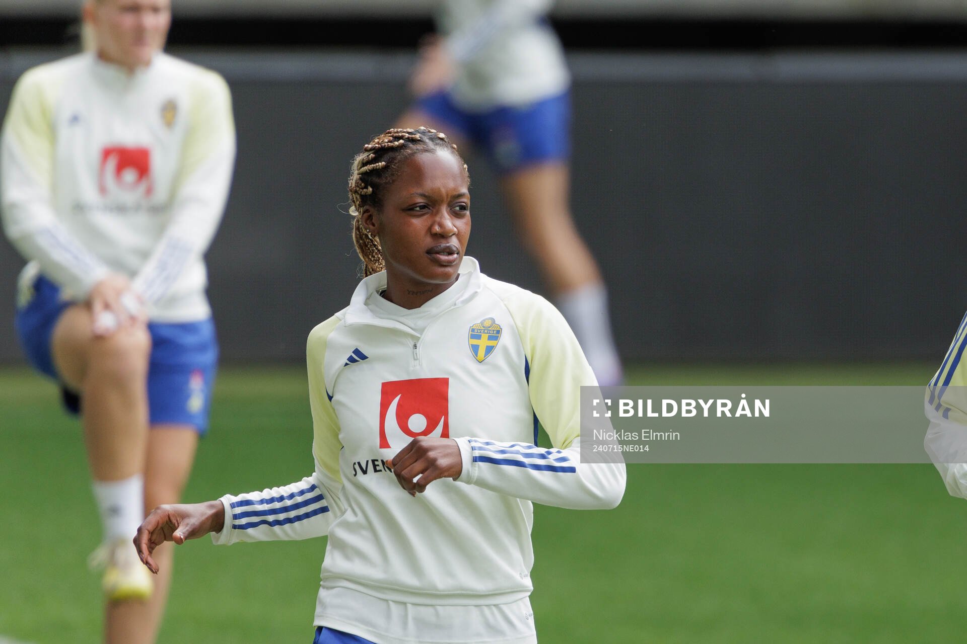 Evelyn Ijeh of the Swedish women's national football team
