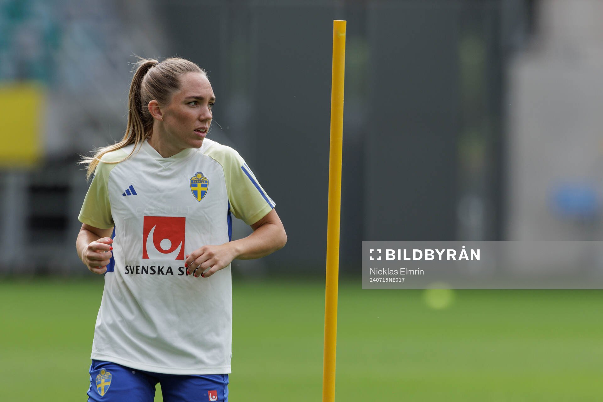 Elin Rubensson of the Swedish women's national football
