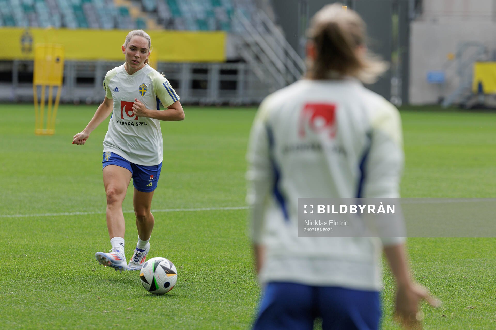 Elin Rubensson of the Swedish women's national football