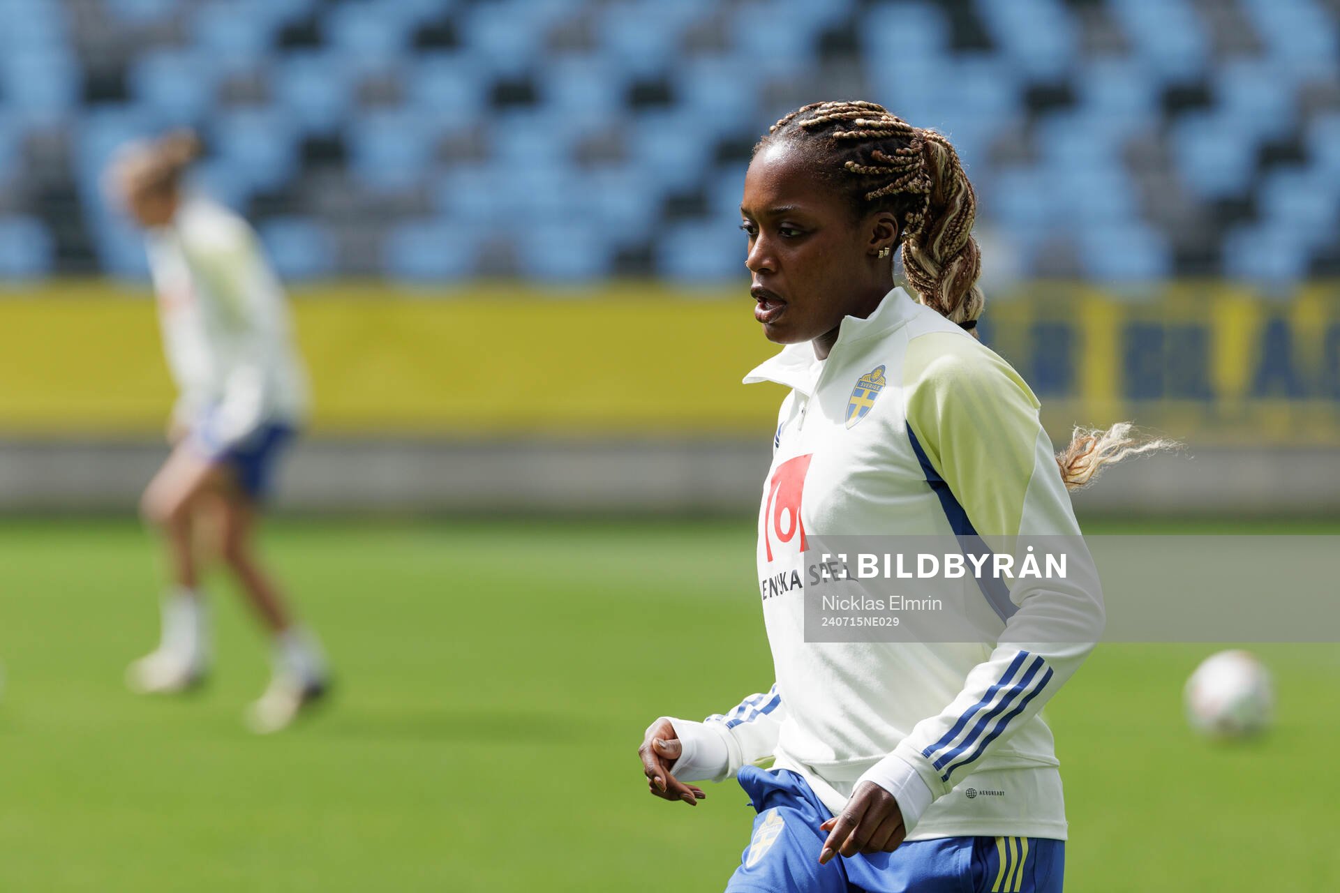 Evelyn Ijeh of the Swedish women's national football team