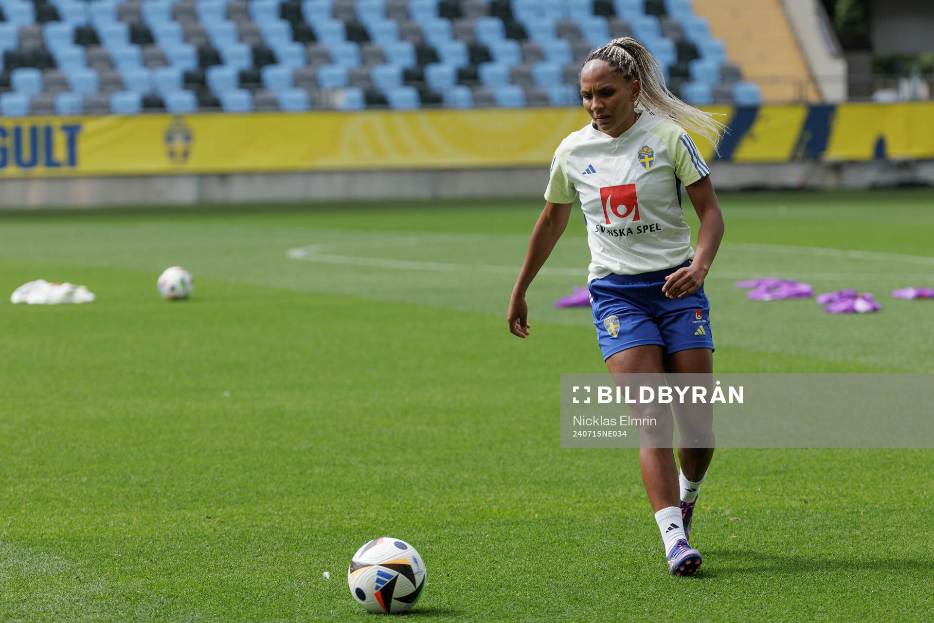 Madelen Janogy of the Swedish women's national football