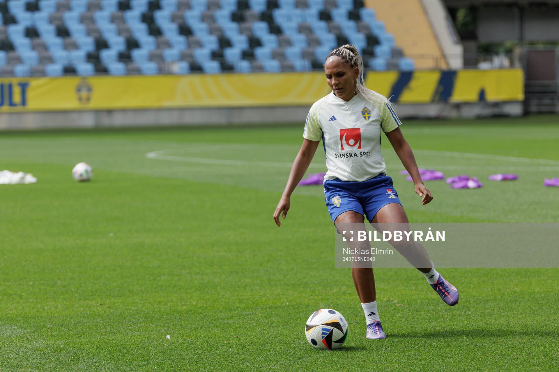 Madelen Janogy of the Swedish women's national football