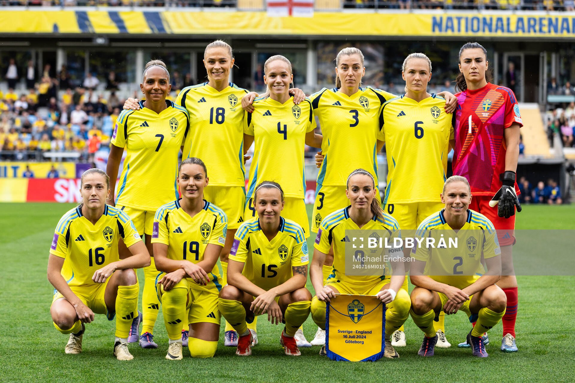Madelen Janogy, Fridolina Rolfö, Hanna Lundkvist, Linda