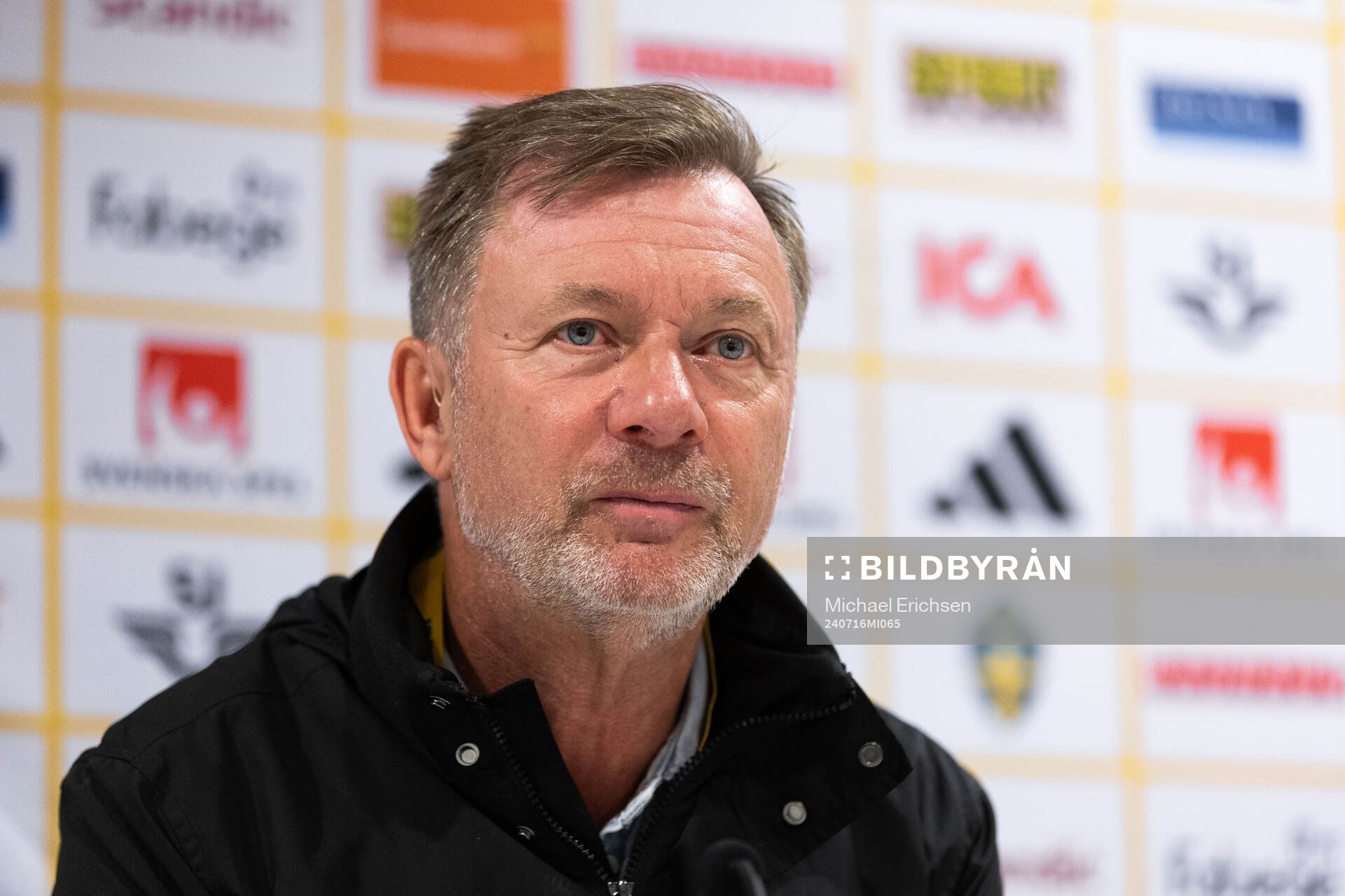 Head coach Peter Gerhardsson of Sweden