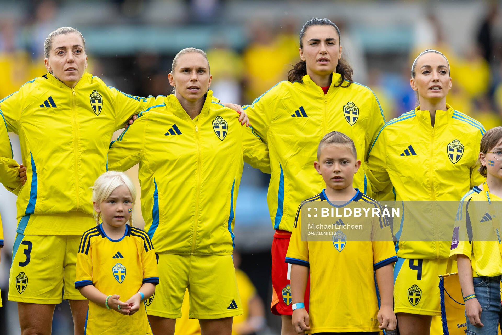 Linda Sembrant, Jonna Andersson, goalkeeper Zecira Musovic