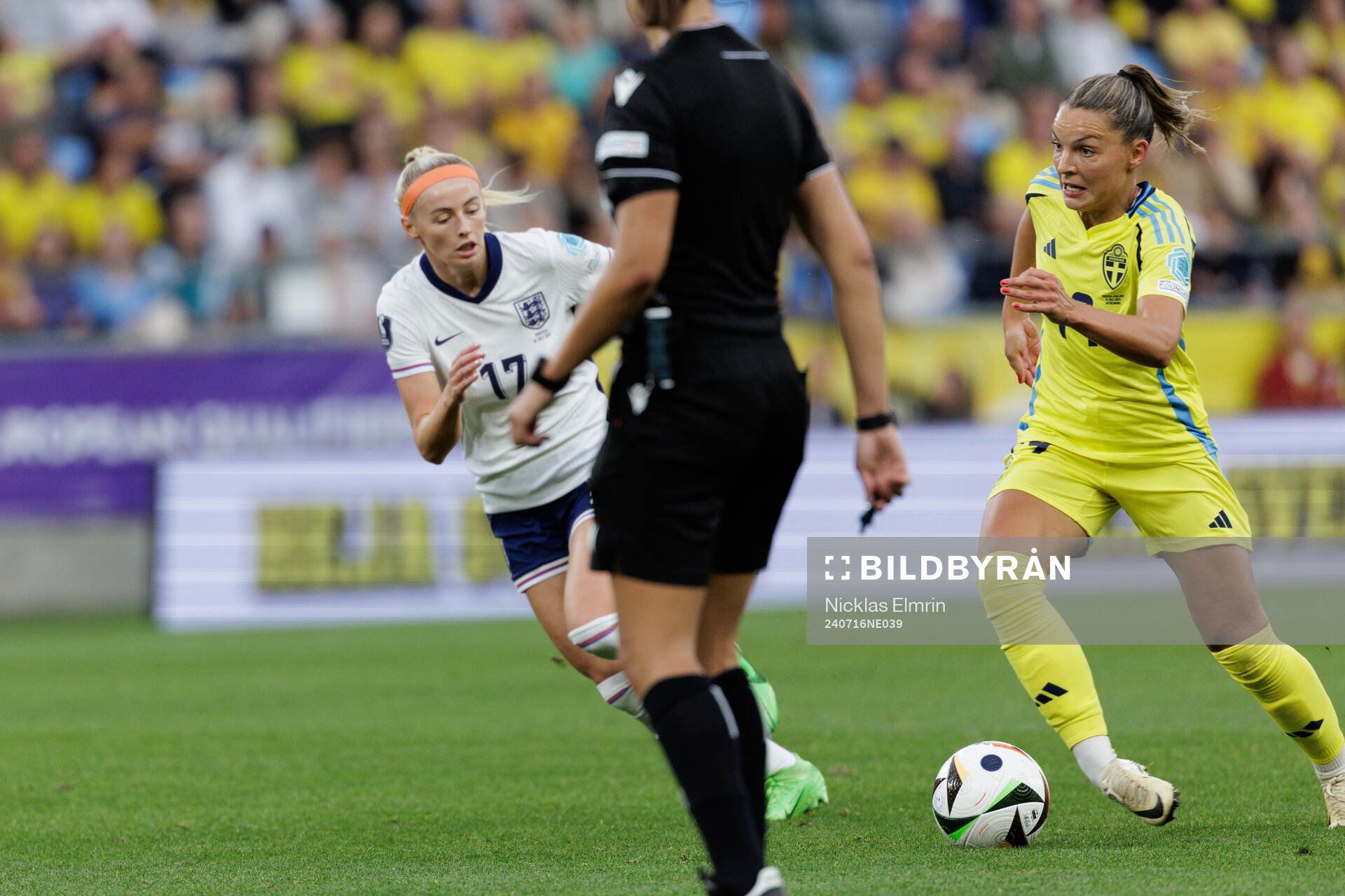 Johanna Rytting Kaneryd of Sweden under the UEFA Women's Euro Qualifier football match between Sweden and England on July 16, 2024 in Göteborg.