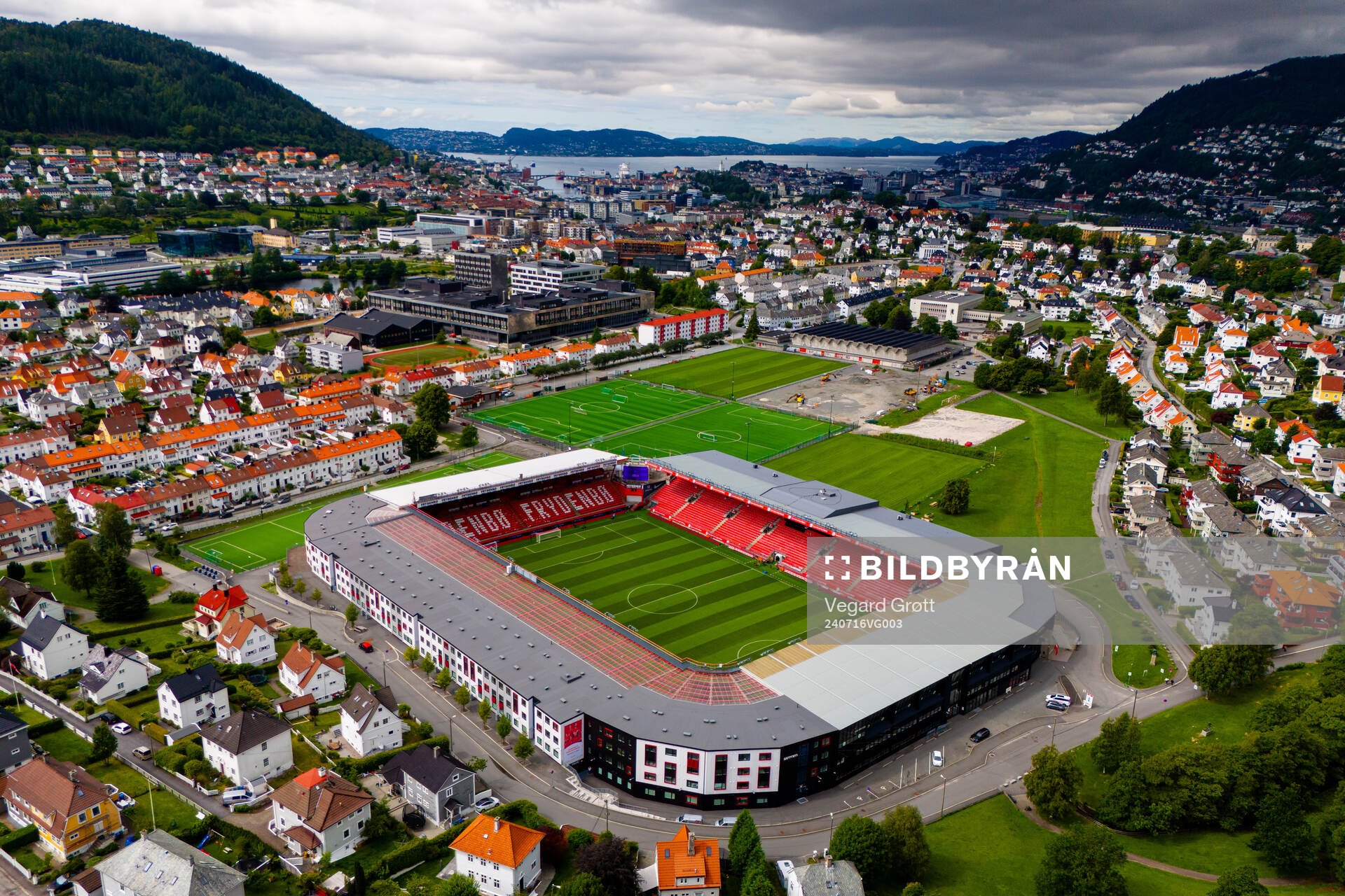 General view of Brann Stadion