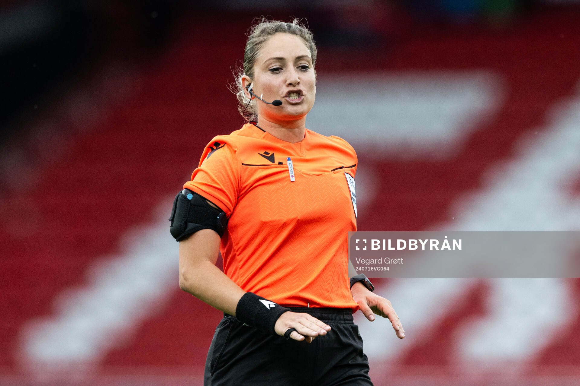 Referee Alina Pesu