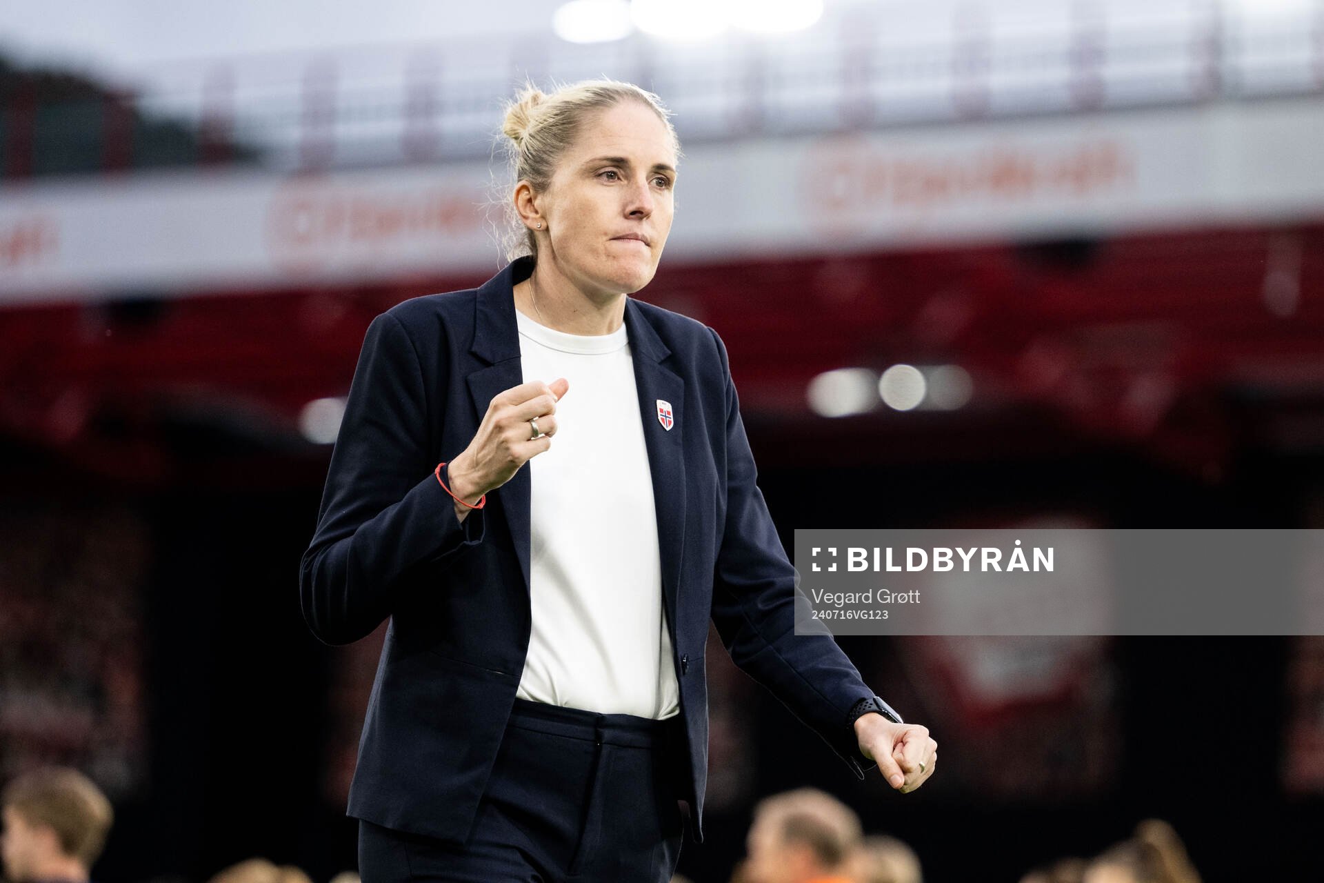 Head coach Gemma Grainger of Norway