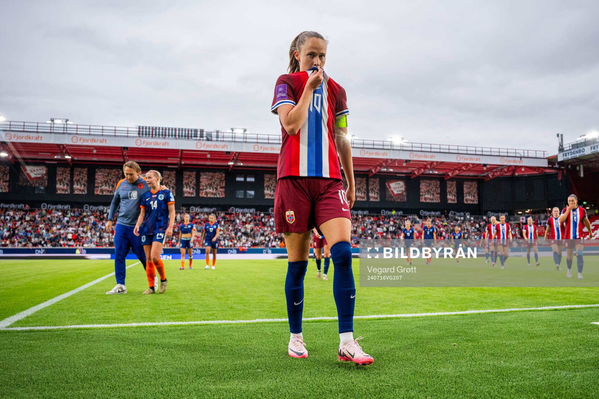 Caroline Graham Hansen of Norway at half-time