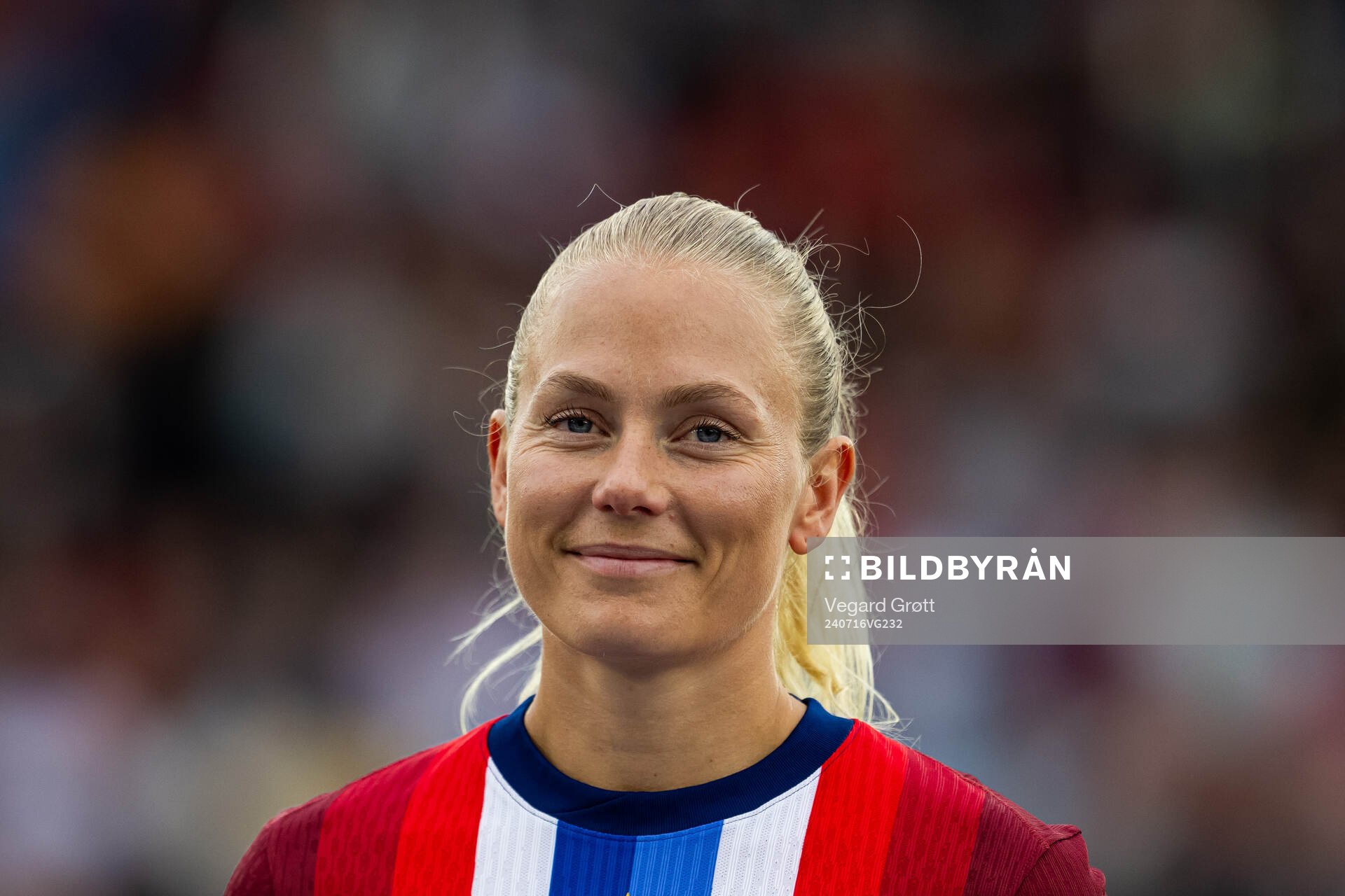 Guro Bergsvand of Norway line up