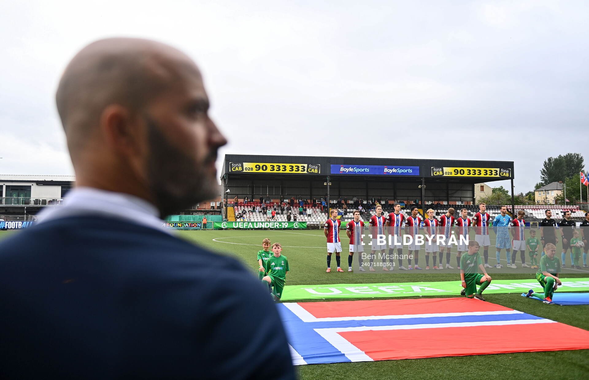 Norway head coach Luis Pimenta looks