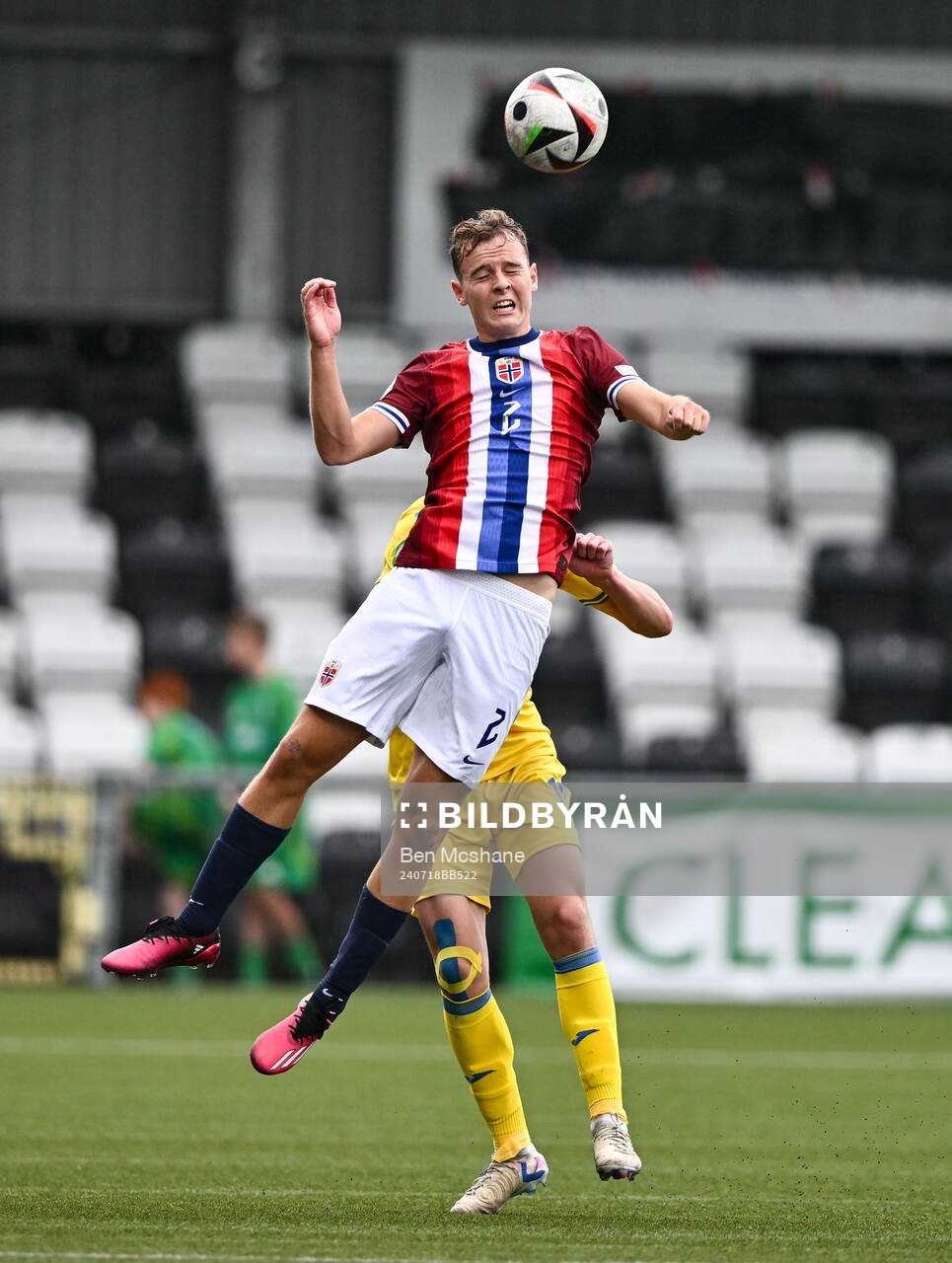 Filip Loftesnes-Bjune of Norway in action against Timur