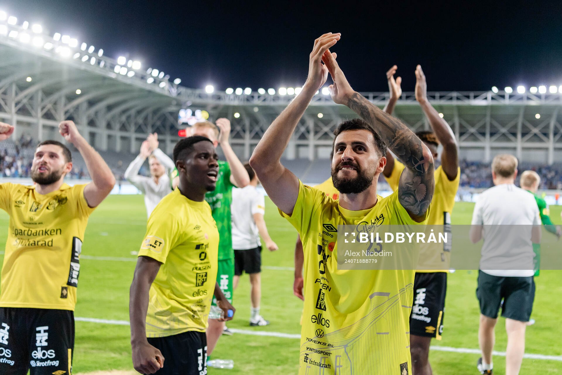 Players of Elfsborg celebrate