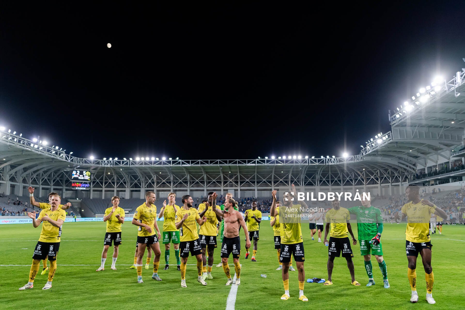 Players of Elfsborg celebrate