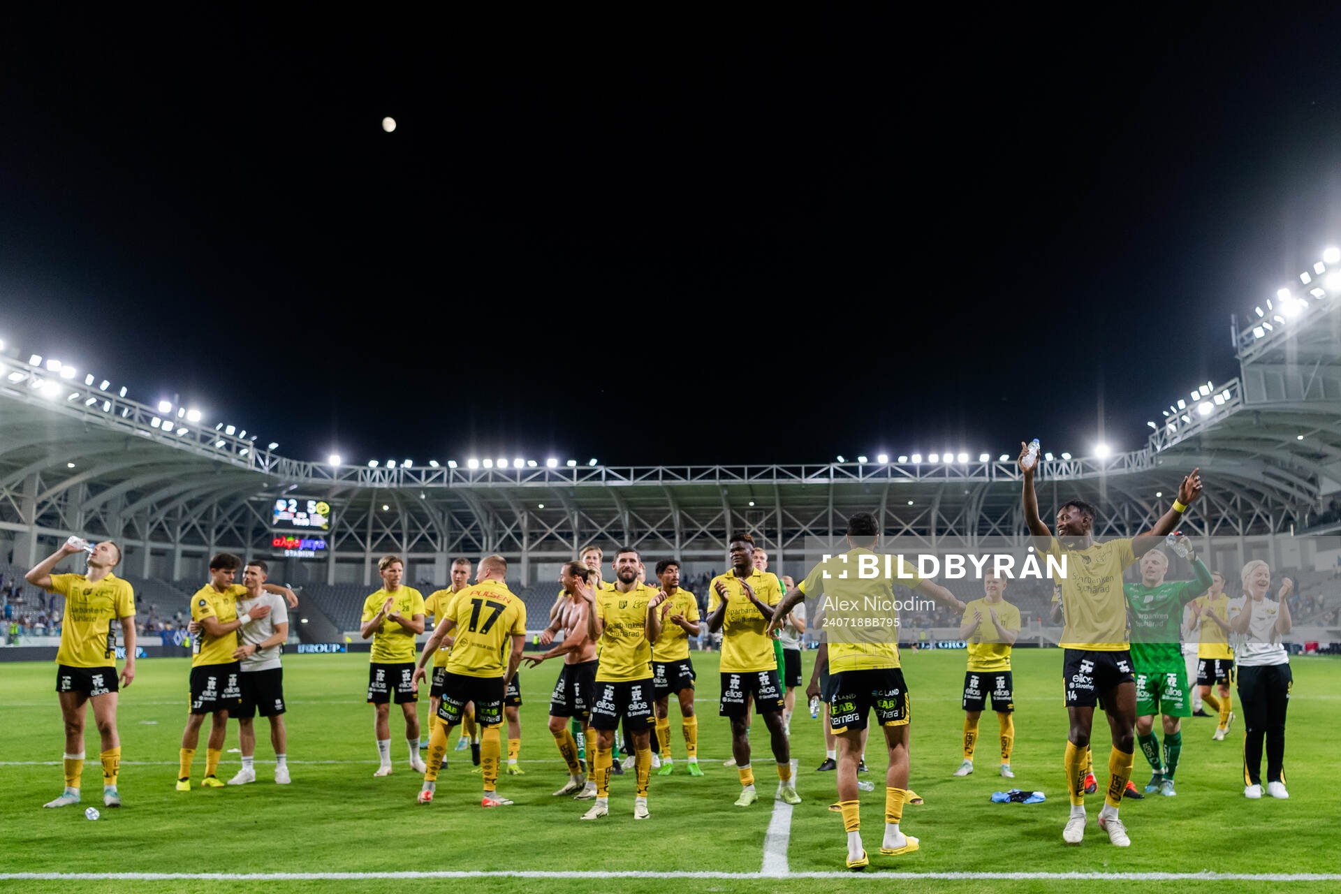 Players of Elfsborg celebrate
