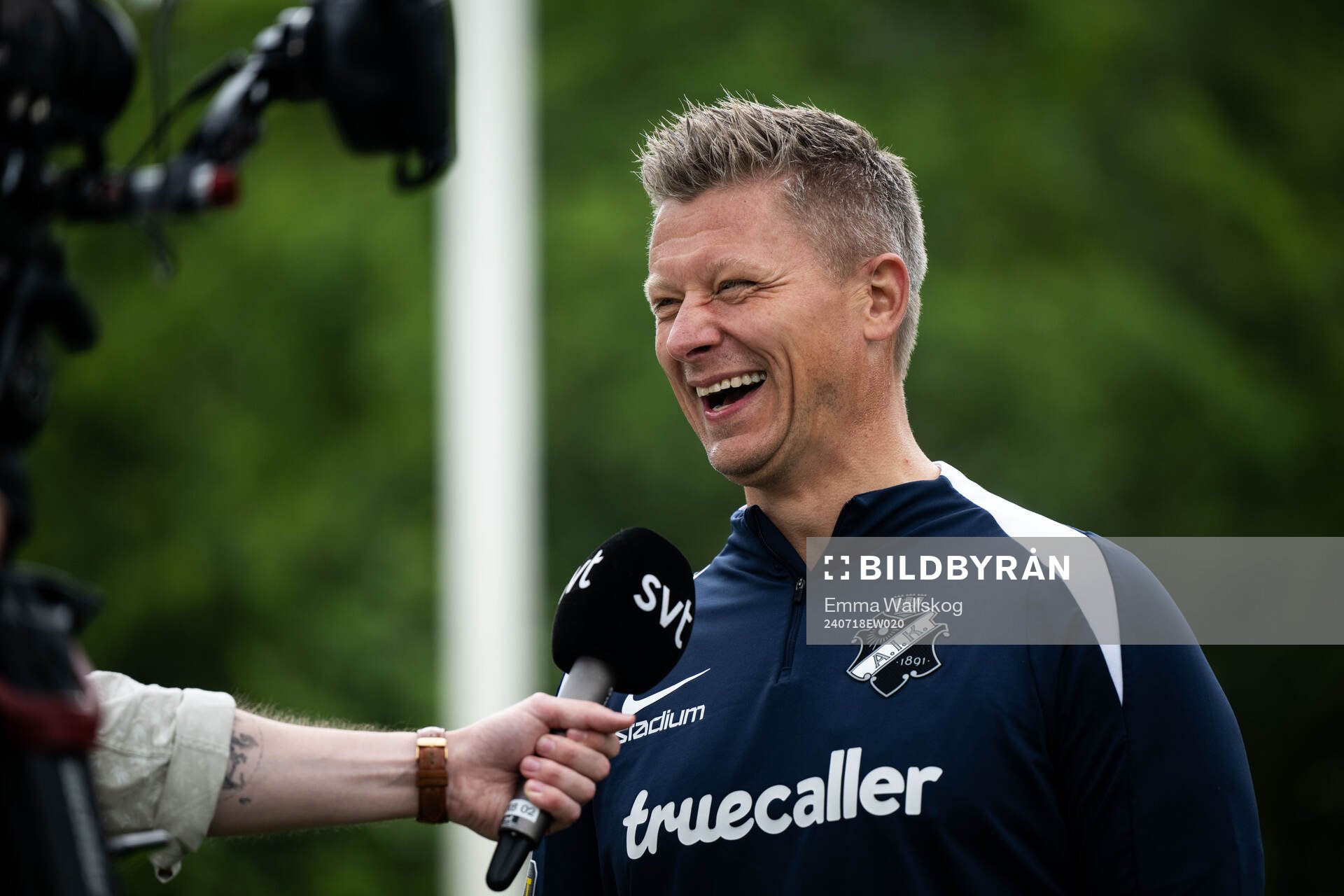 AIKs tränare Mikkjal Thomassen