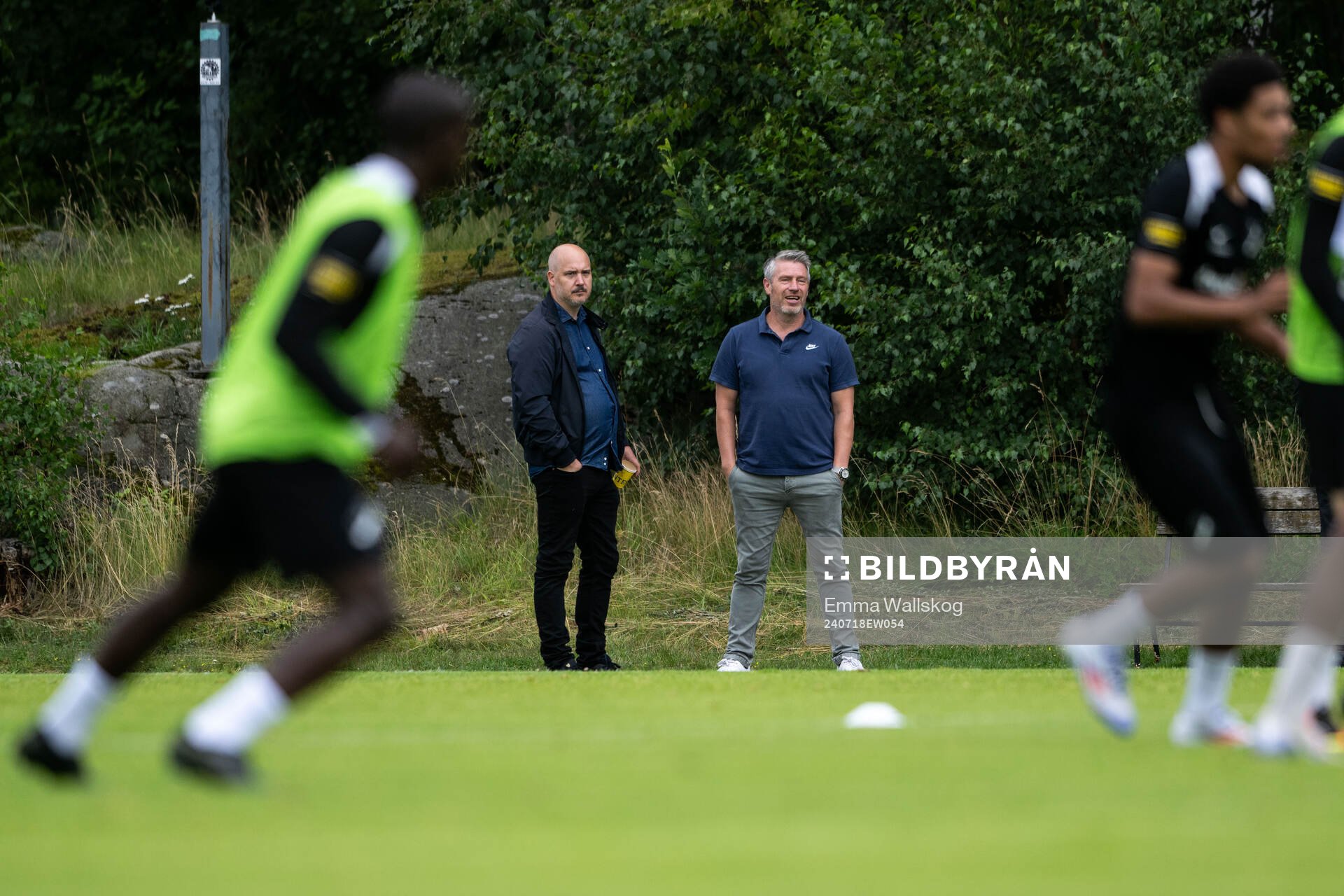 AIKs VD Fredrik Söderberg och sportchef Thomas Berntsen