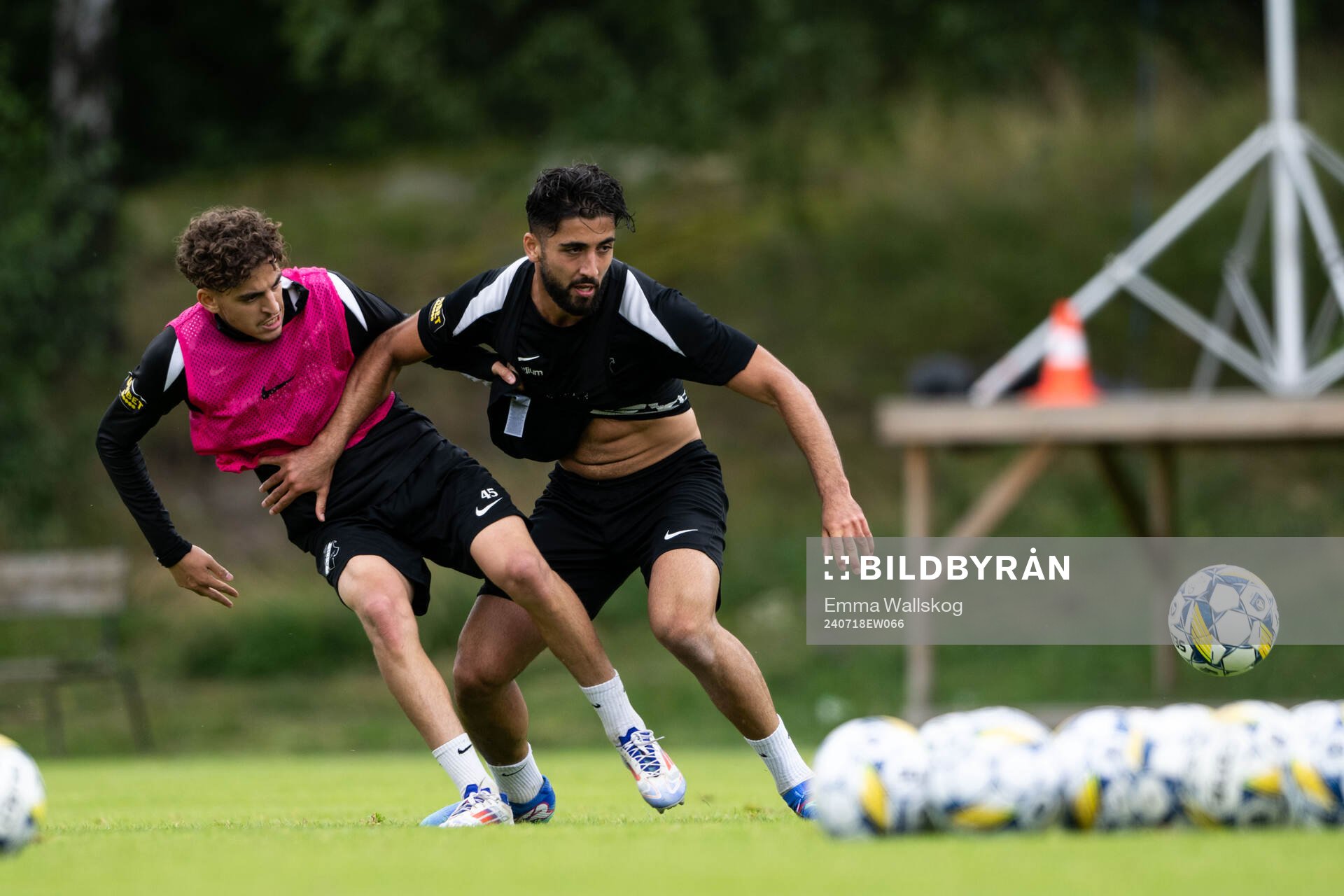 Victor Goncalves Andersson och Ahmad Faqa
