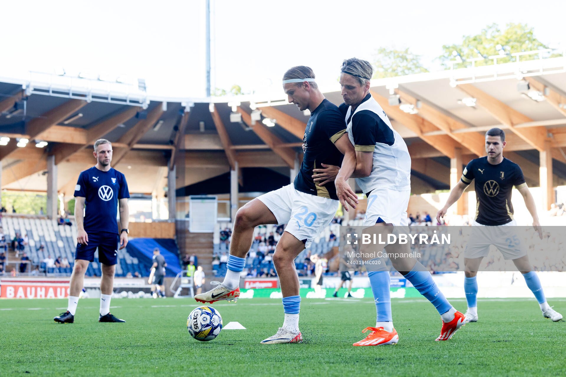 Malmö FFs Erik Botheim och Jens Stryger Larsen